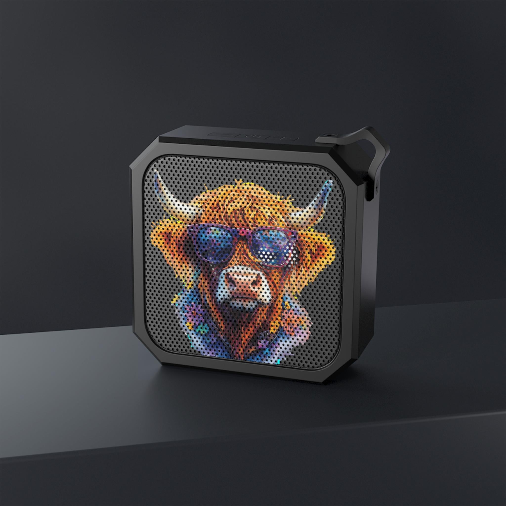 Highland Cow Bluetooth Speaker: Portable Waterproof Travel Sound