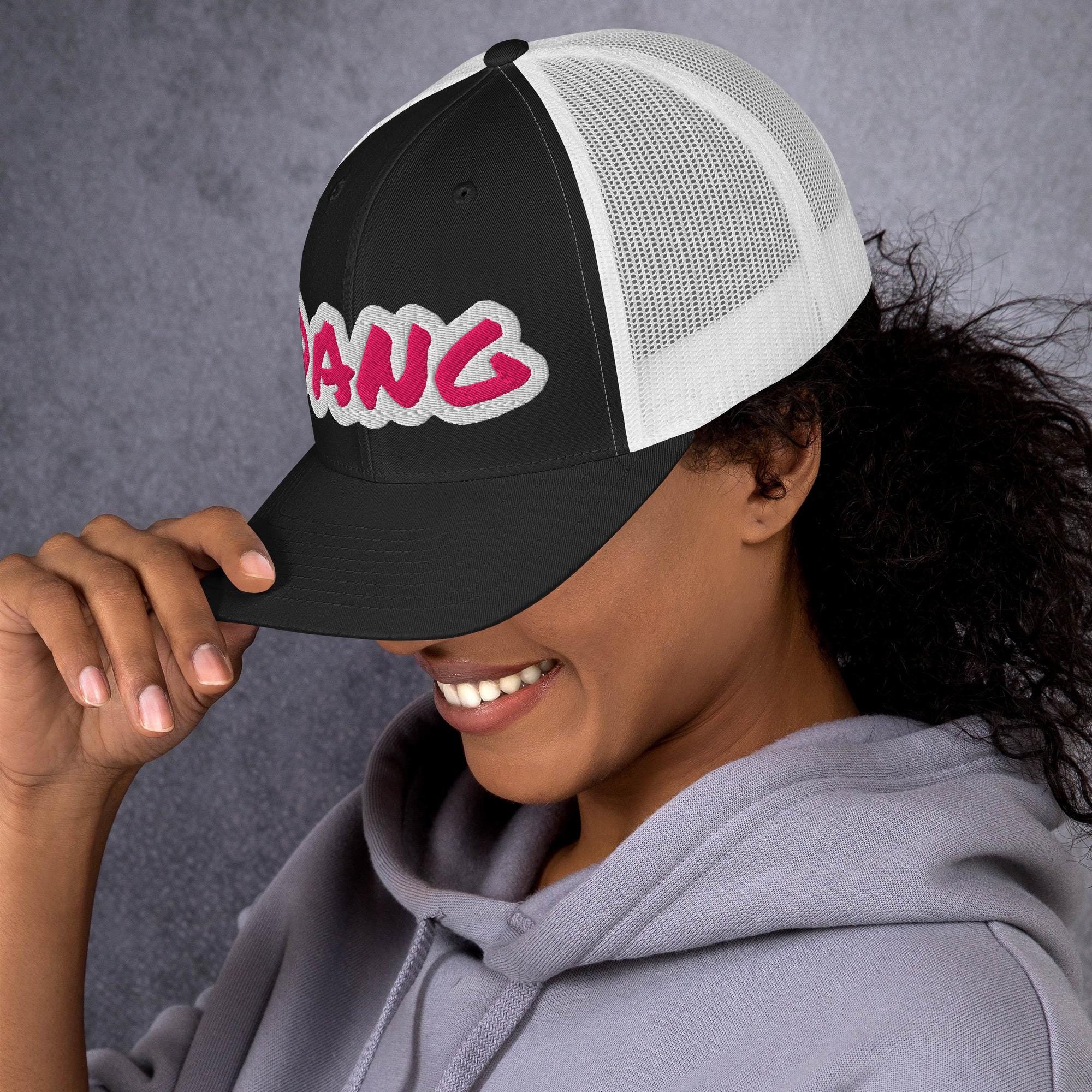 DANG Trucker Hat – Embroidered Funny Western Hat, Cowgirl Mesh Cap