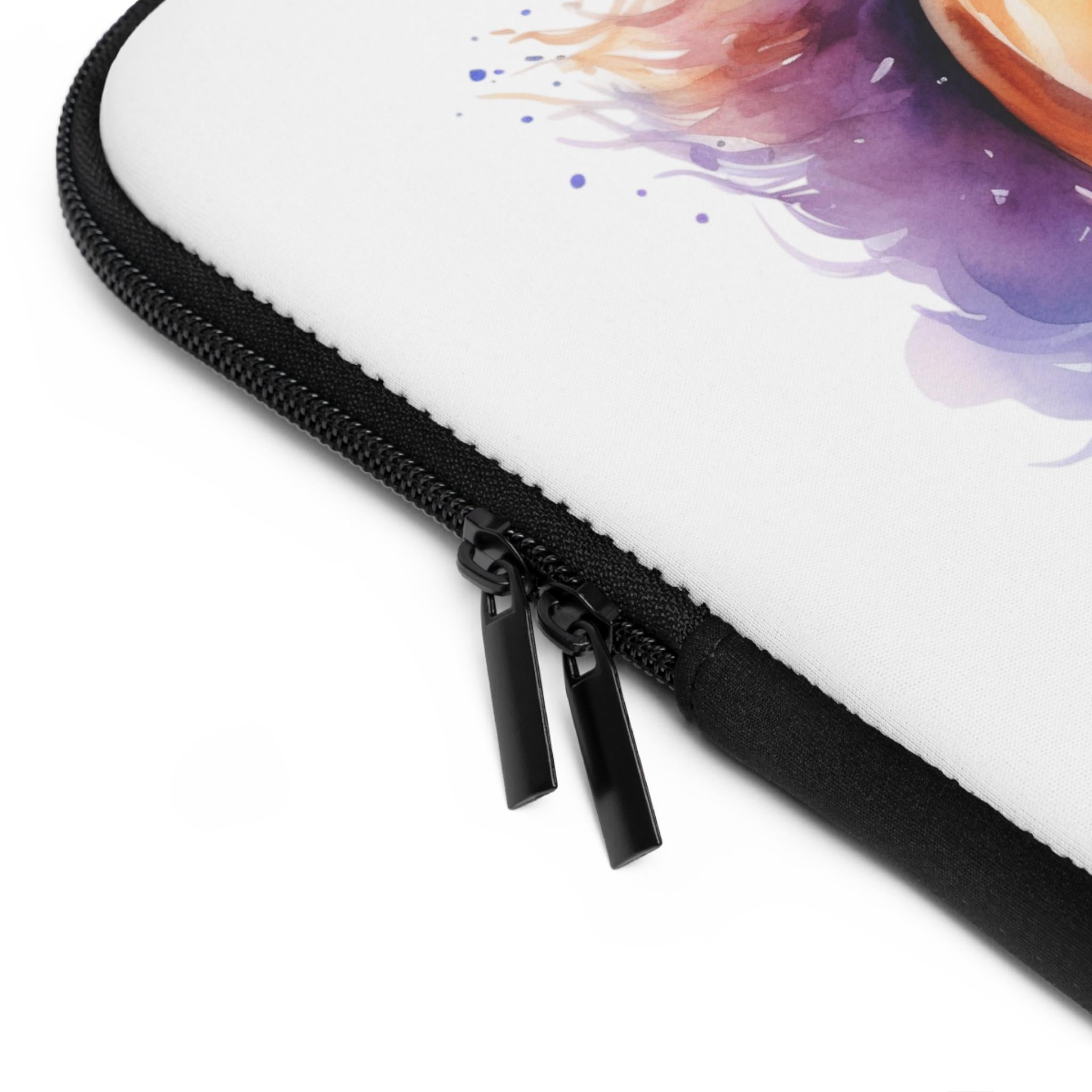 Horse Laptop Sleeve Personalized Waterproof Case, Custom Name Watercolor Horse Cover -Razels