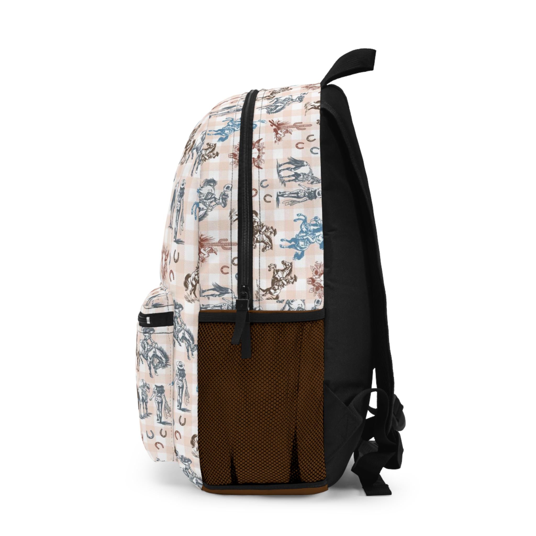 Personalized Cowgirl Backpack for Kids, Back to School Bag -Razels