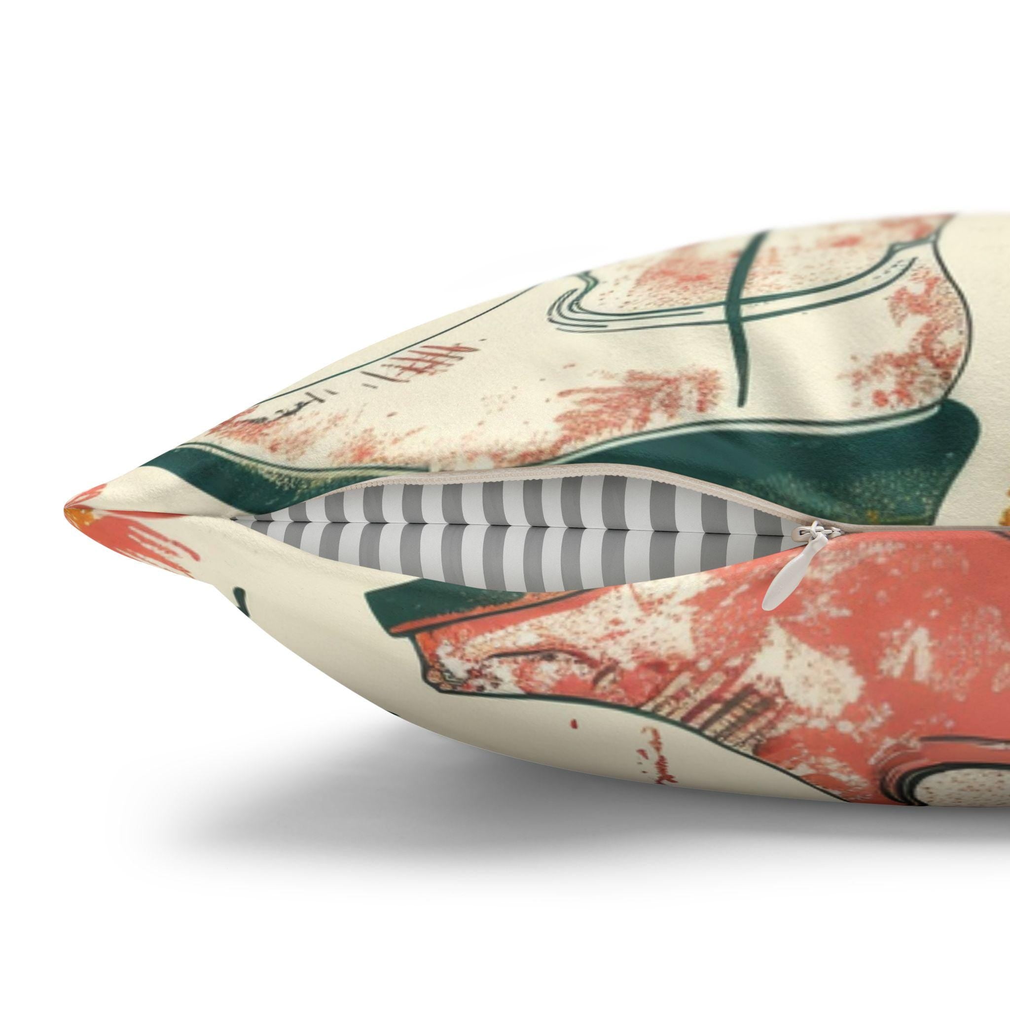 Floral Cowboy Boot Pillow Cover: Western Farmhouse Decor -Razels