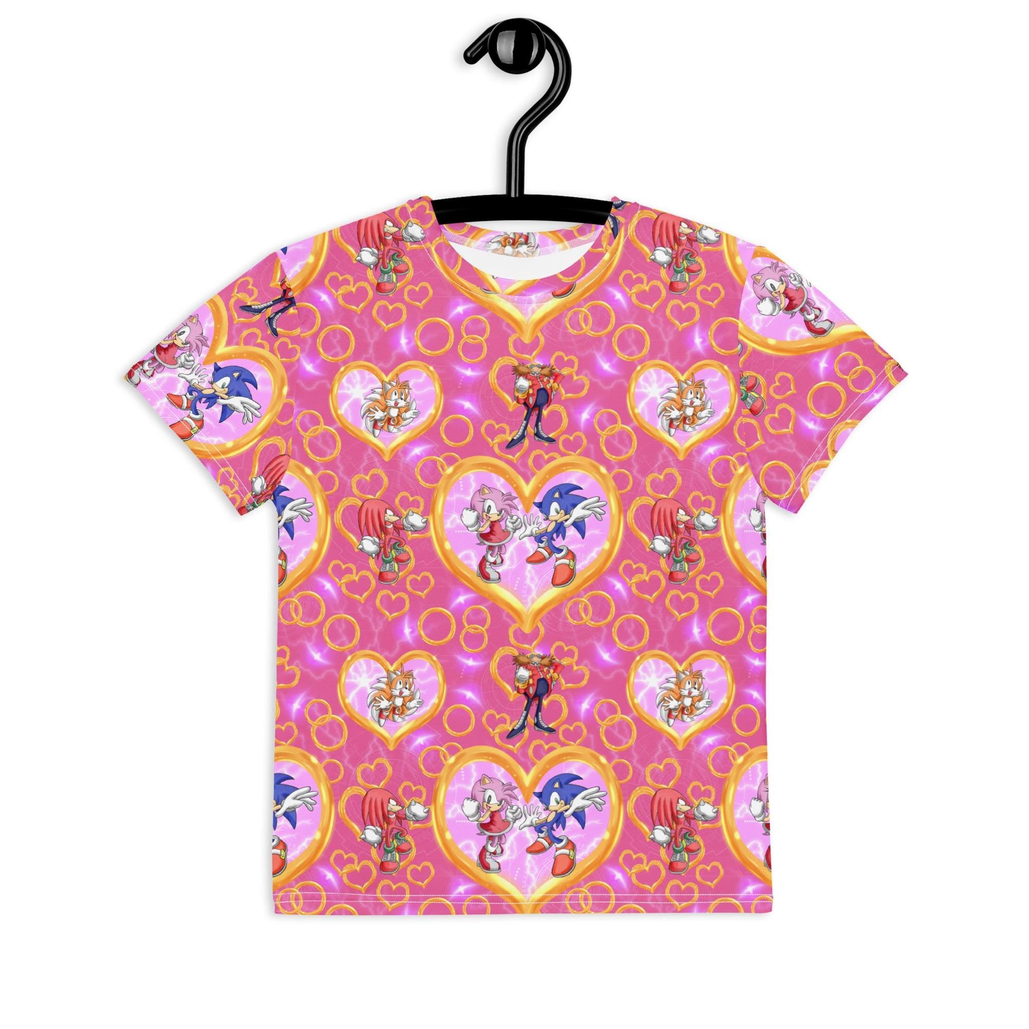 Sonic Girl Youth Crew Neck T-Shirt, Sonic tshirt, Back to School Shopping