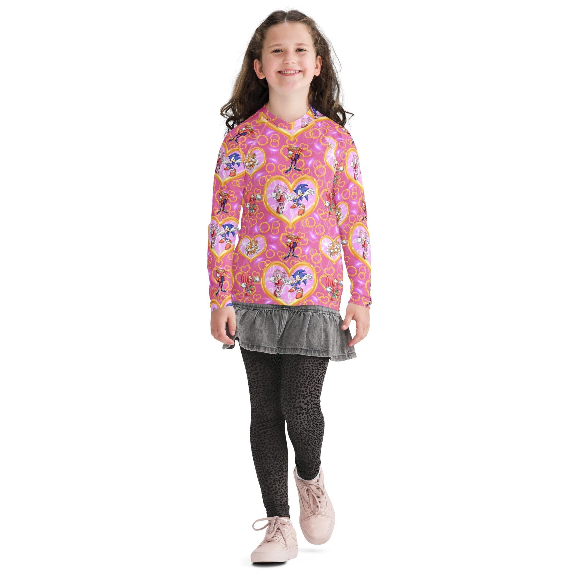 Sonic Girl Long Sleeve Rash Guard