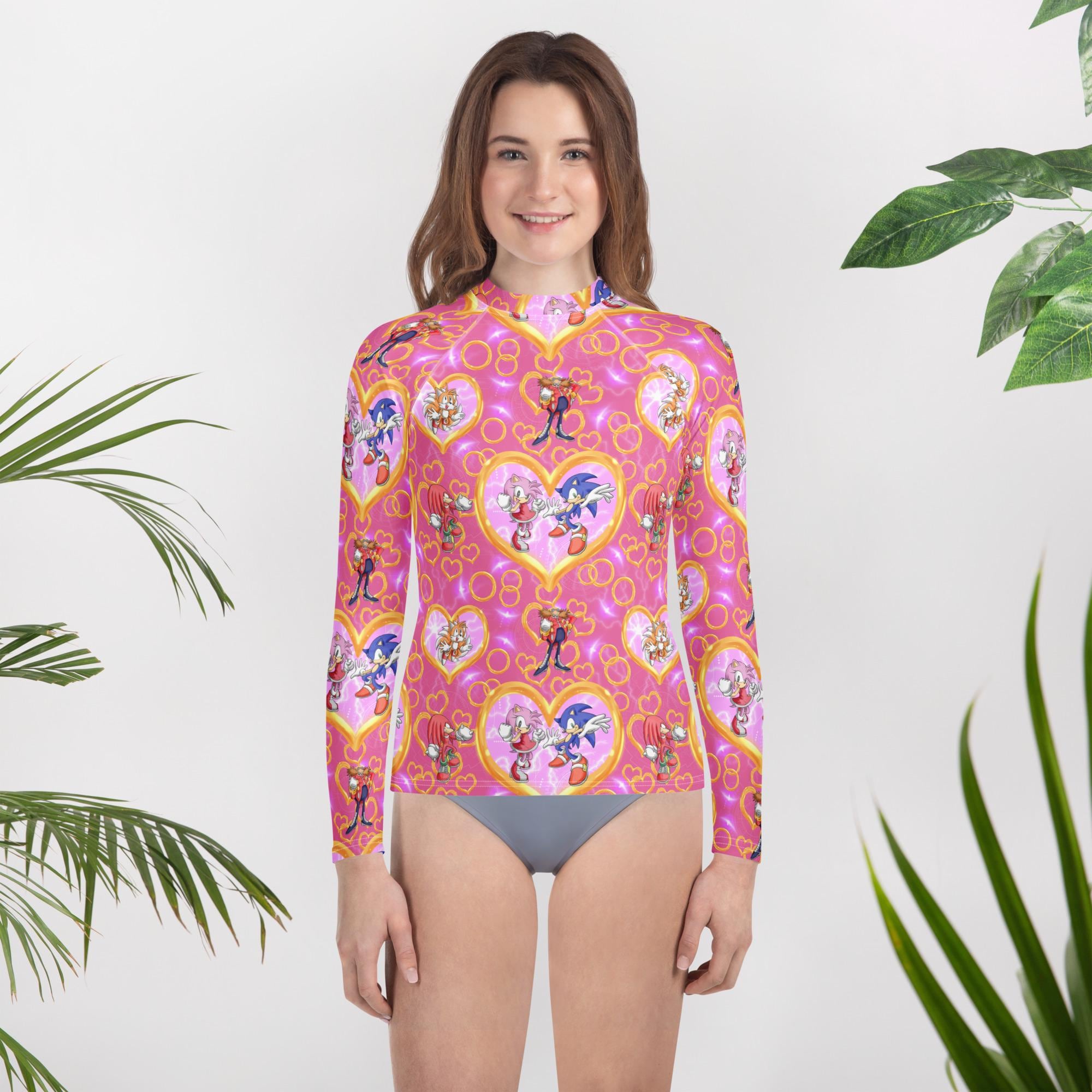 Sonic Girl Long Sleeve Rash Guard