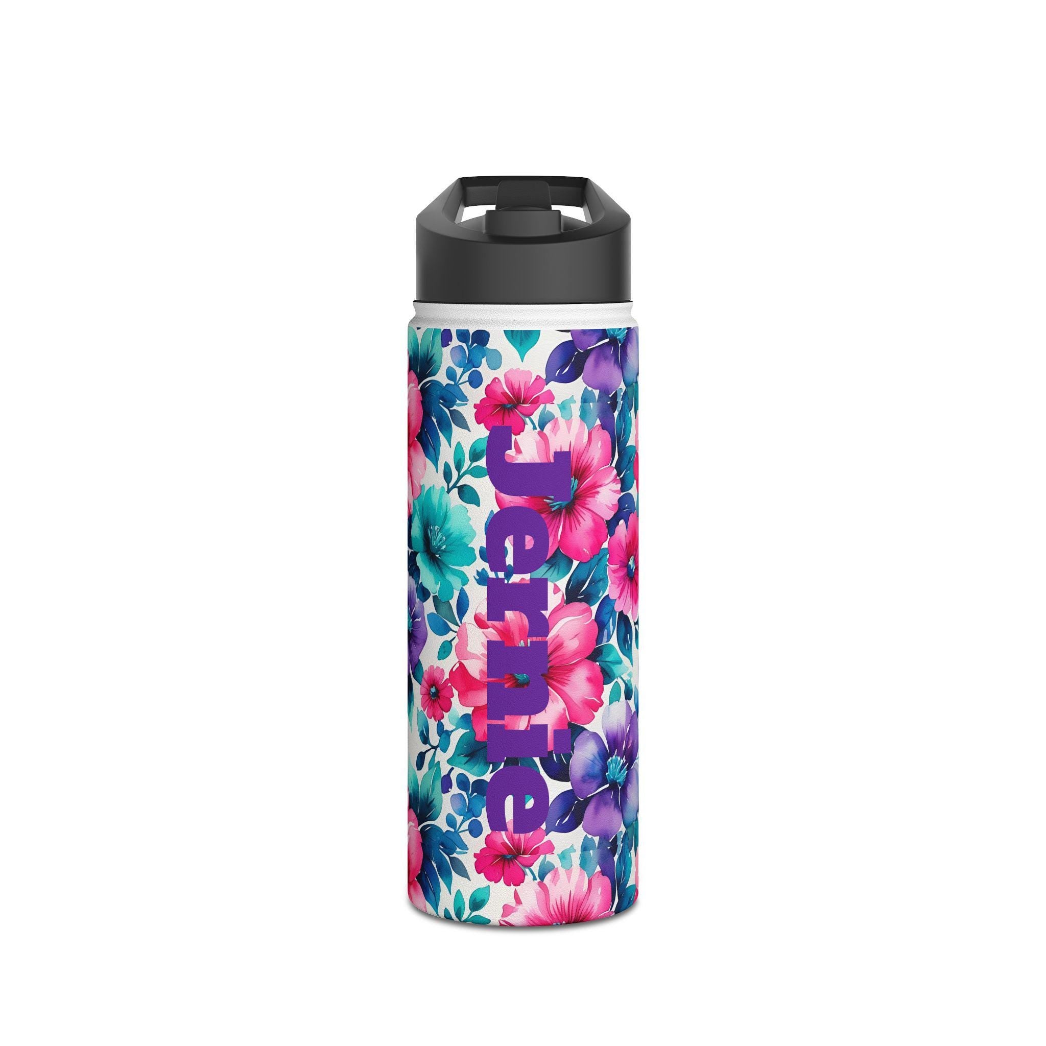๐ง Personalized Floral Stainless Steel Water Bottle
Custom Name Kids Water Bottle | Back to School Hydration | Matching Backpack + Bento Box Available
โ Double-wall insulation โ Cold for 24 hours, hot for 12
โ BPA-free + Intertek certified โ Safe for everyday use
โ Smooth matte finish โ Stylish and easy to grip
โ Stainless steel body with durable, secure lid
โ Available in 3 sizes โ Great for backpacks, lunch bags, or car rides
