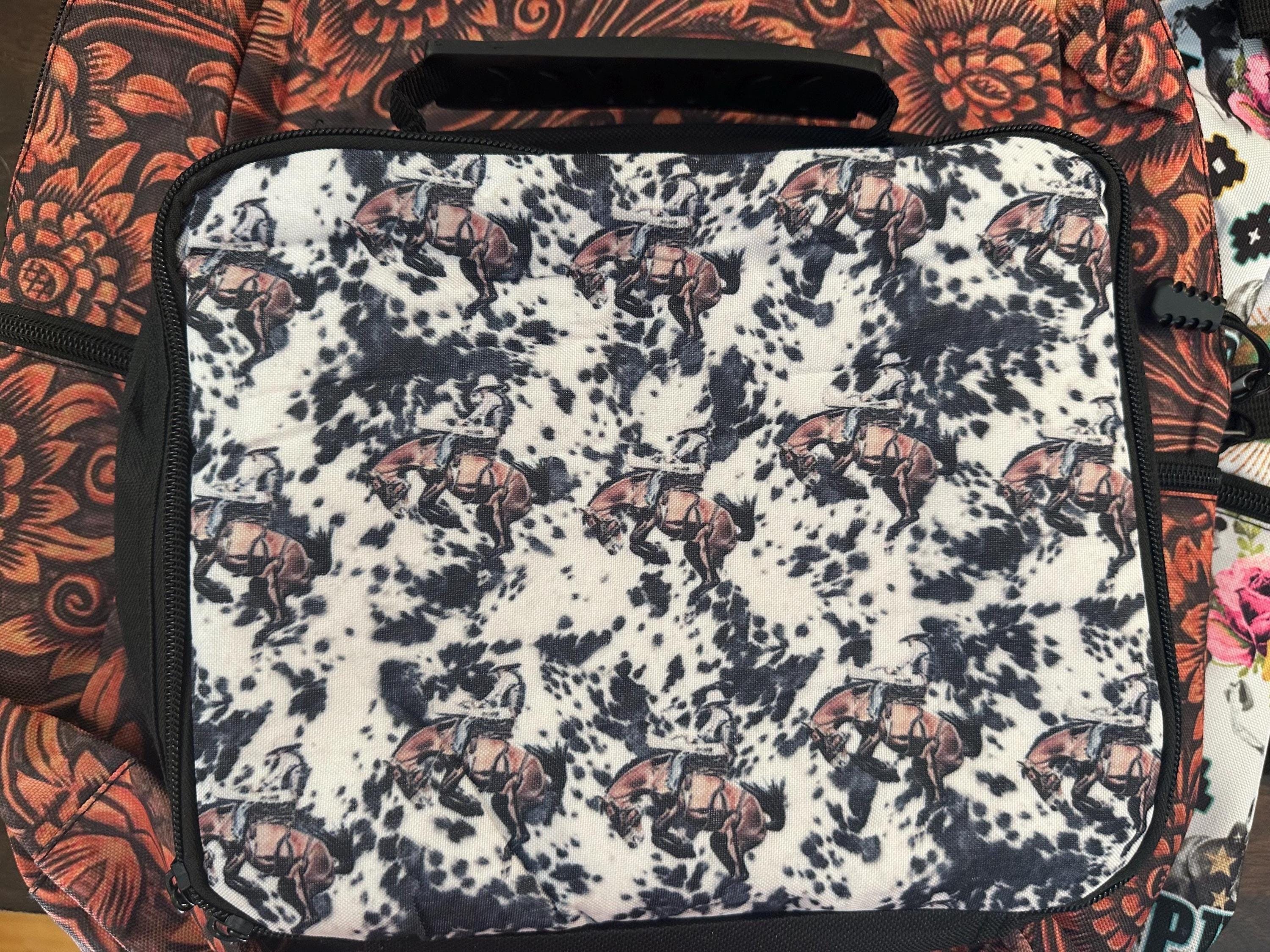 Kids Western Backpack: Highland Cow, Cactus, & Floral Prints -Razels