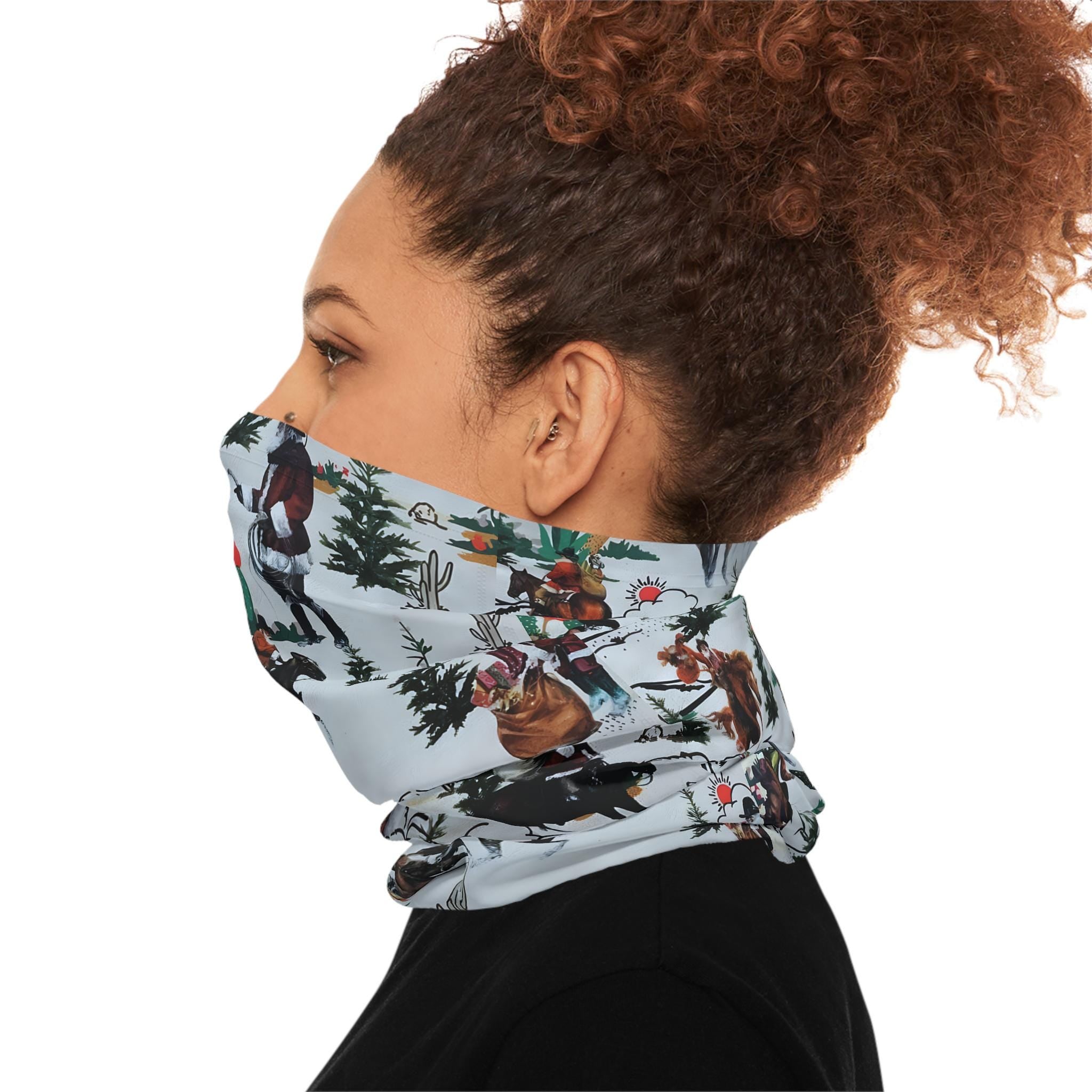 Cowboy Santa Christmas Neck Gaiter – Western Holiday Cheer on the Go 🎄
✓ Soft & stretchy polyester microfiber = comfy all-day wear
✓ Wear it your way: neck warmer, headband, face cover, beanie, and more
✓ Built-in UPF 50+ for sunny winter days on the ranch
✓ Durable overlocked seams = no unraveling under pressure
✓ Snug fit—no slipping while you’re wrangling gifts or livestock