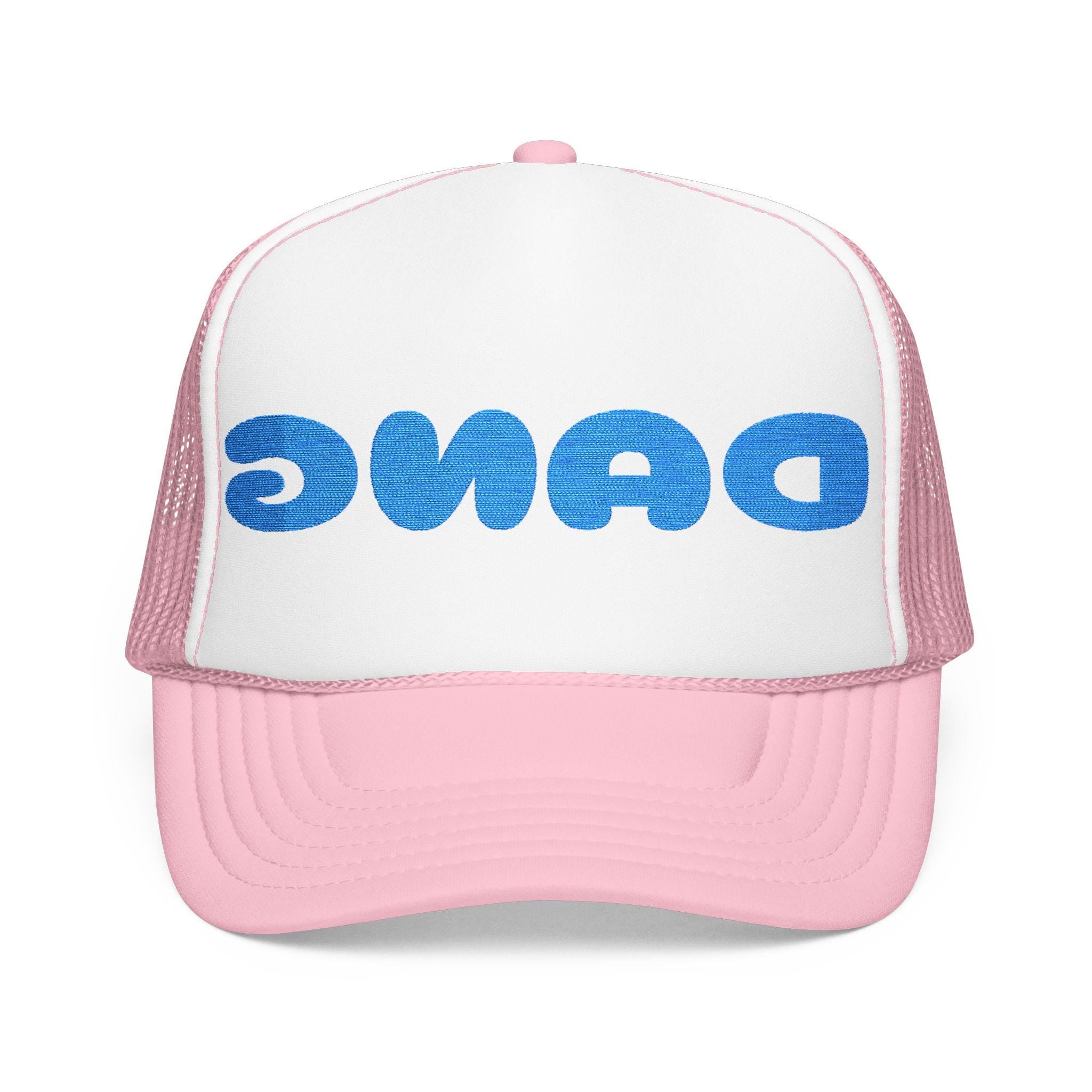 Backwards DANG Trucker Hat, Mirror-Readable Embroidered Foam Cowgirl Cap -Razels
