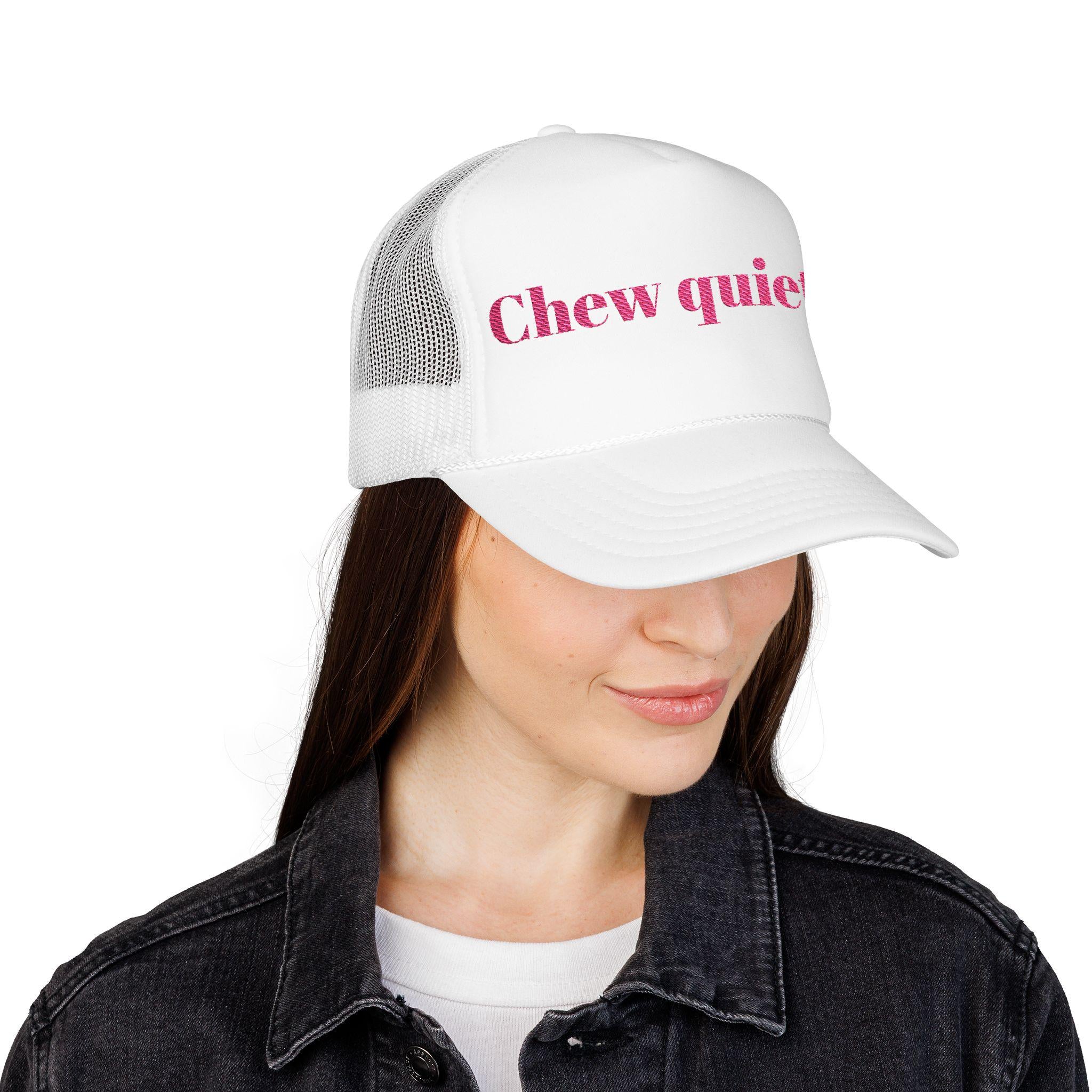 CHEW Quieter Foam Trucker Hat | Funny Embroidered Cap | Custom Humor Hat -Razels