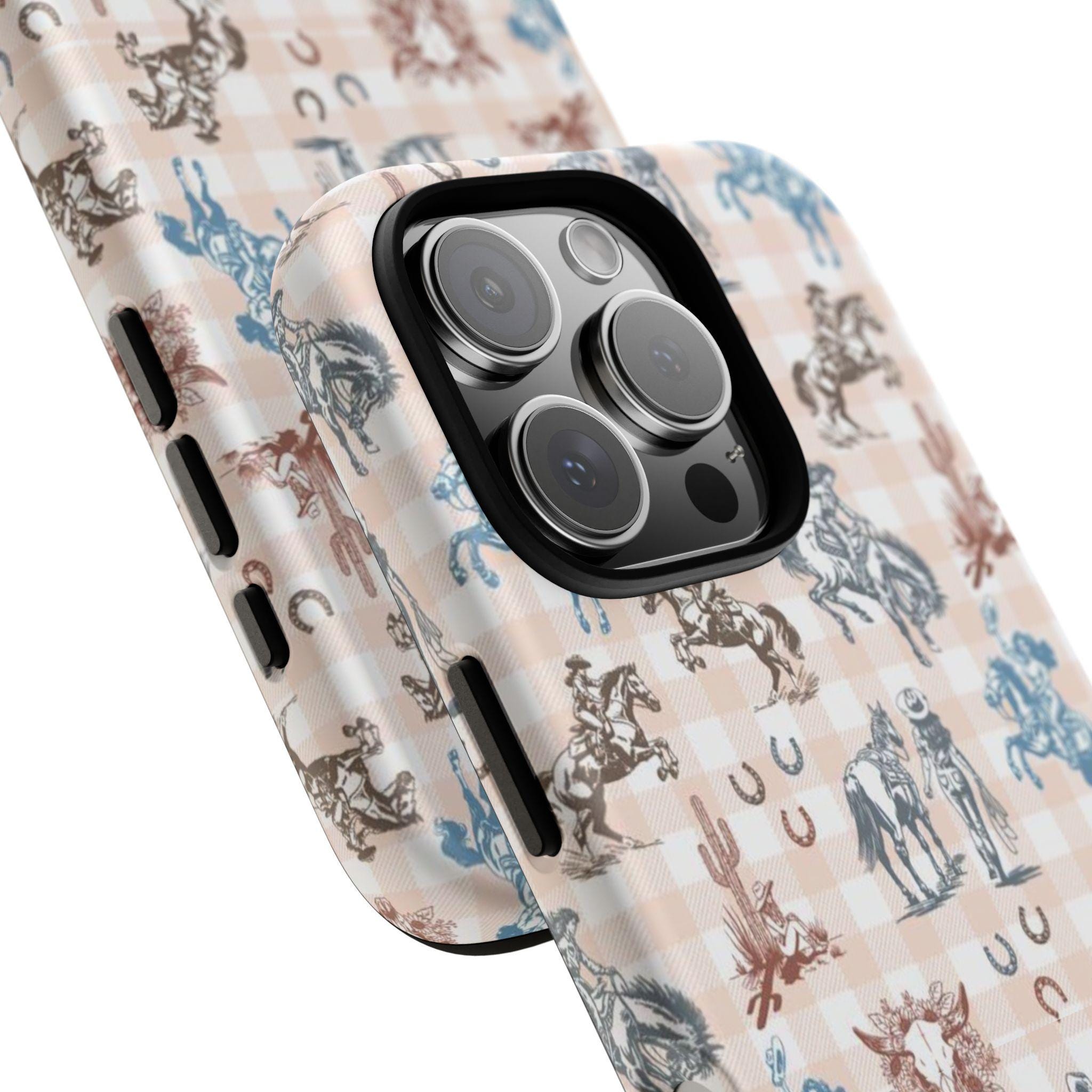 Western Cowgirl Phone Case , Tough Phone Case -Razels