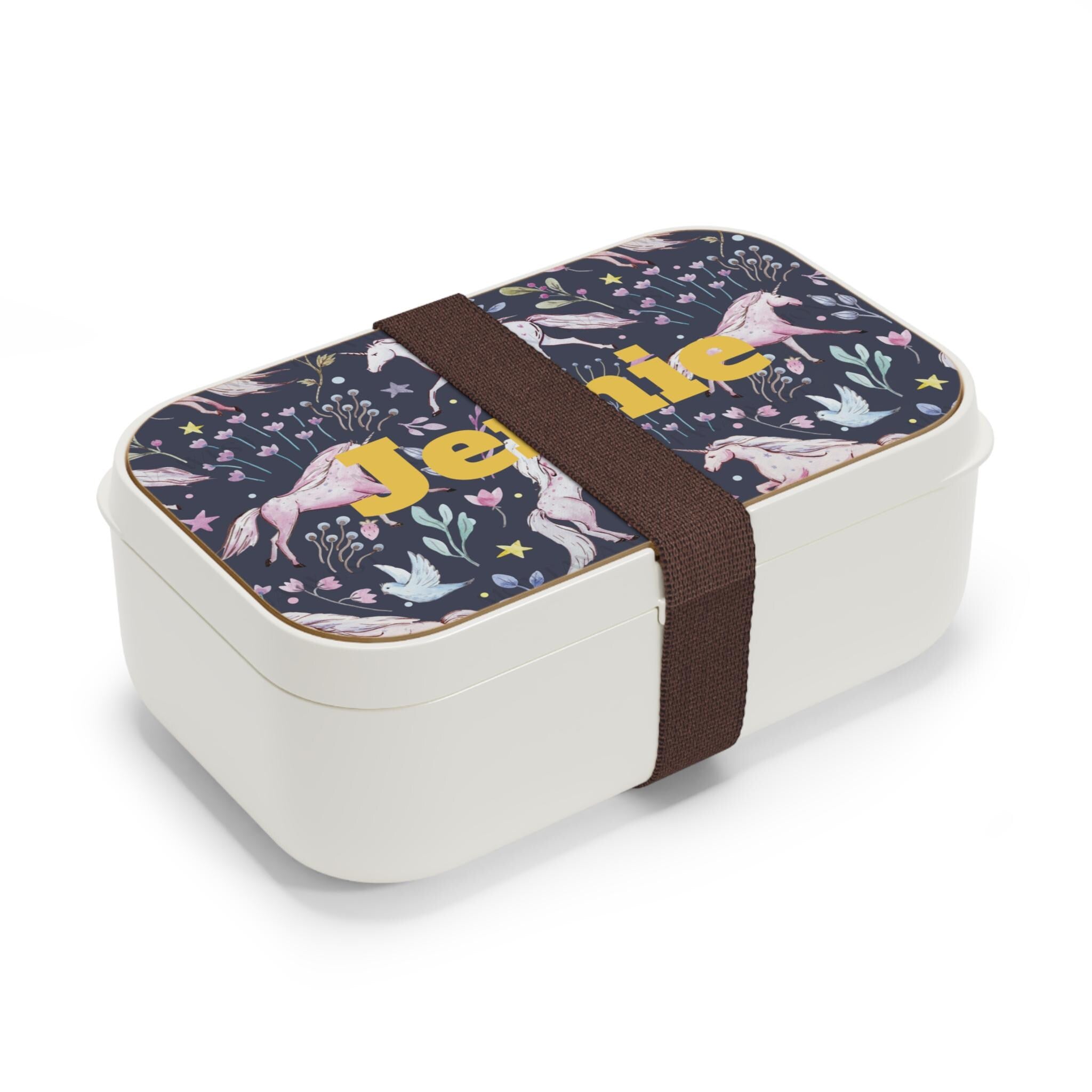 Personalized Unicorn Bento Lunch Box, Customizable Lunch Container -Razels