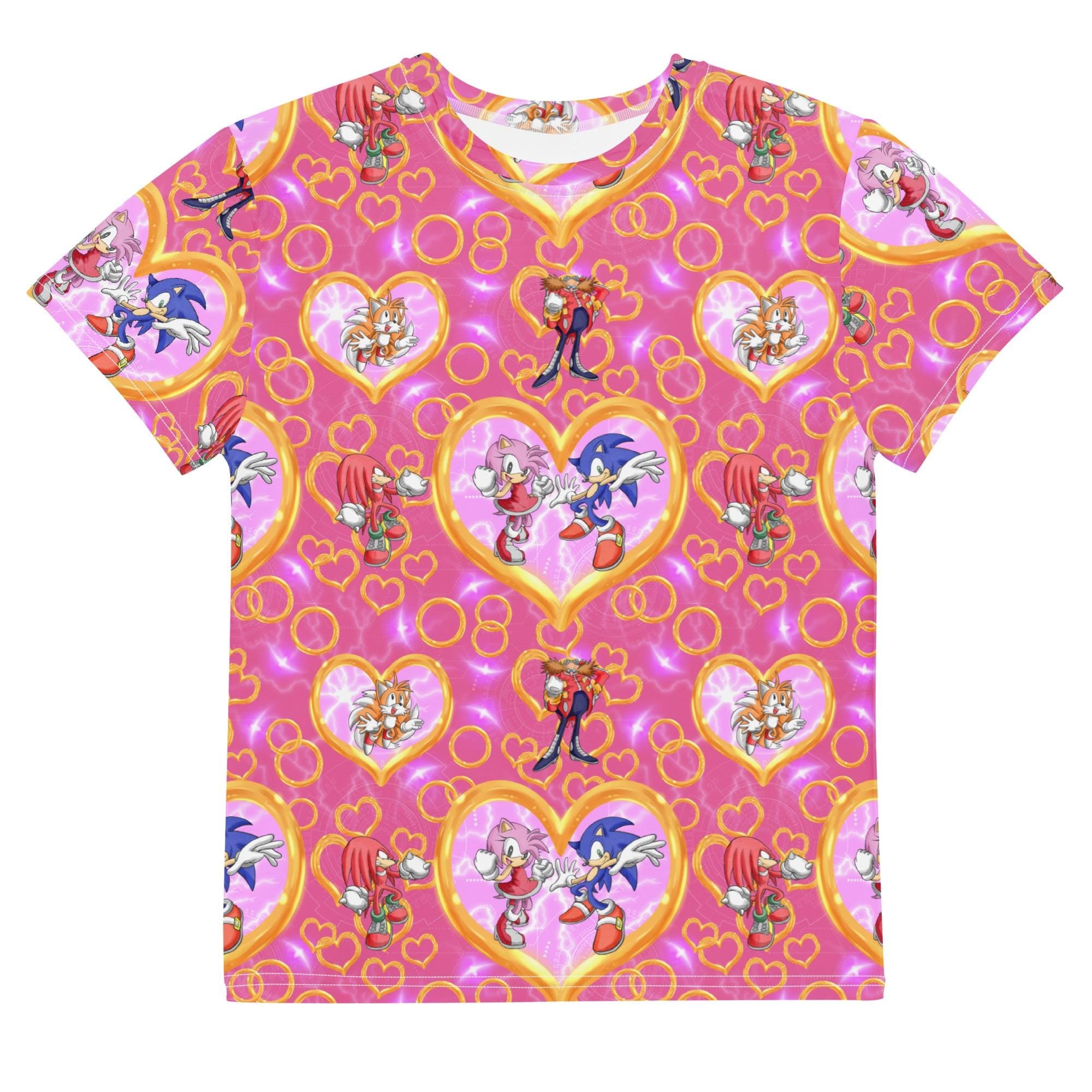 Sonic Girl Youth Crew Neck T-Shirt, Sonic tshirt, Back to School Shopping