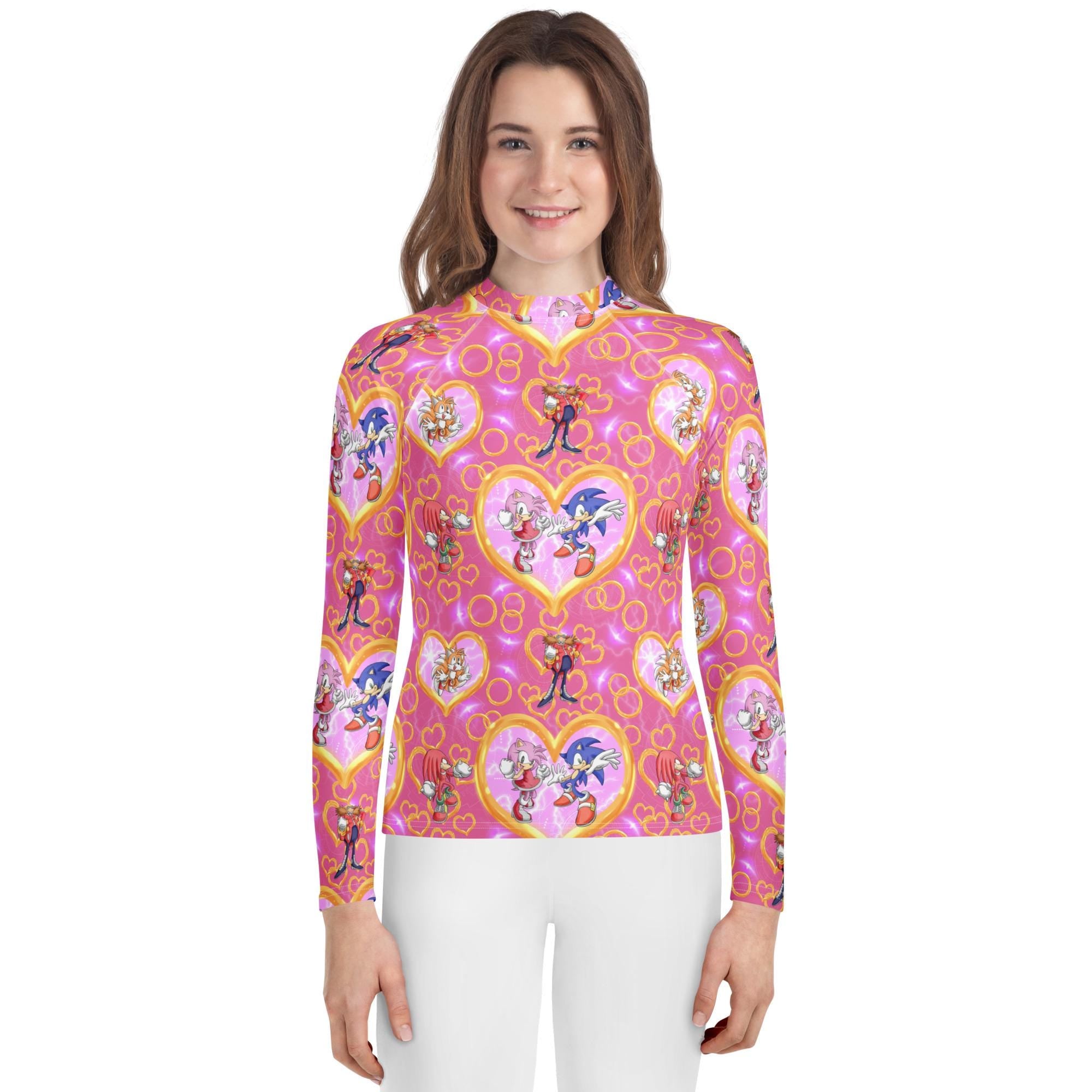 Sonic Girl Long Sleeve Rash Guard