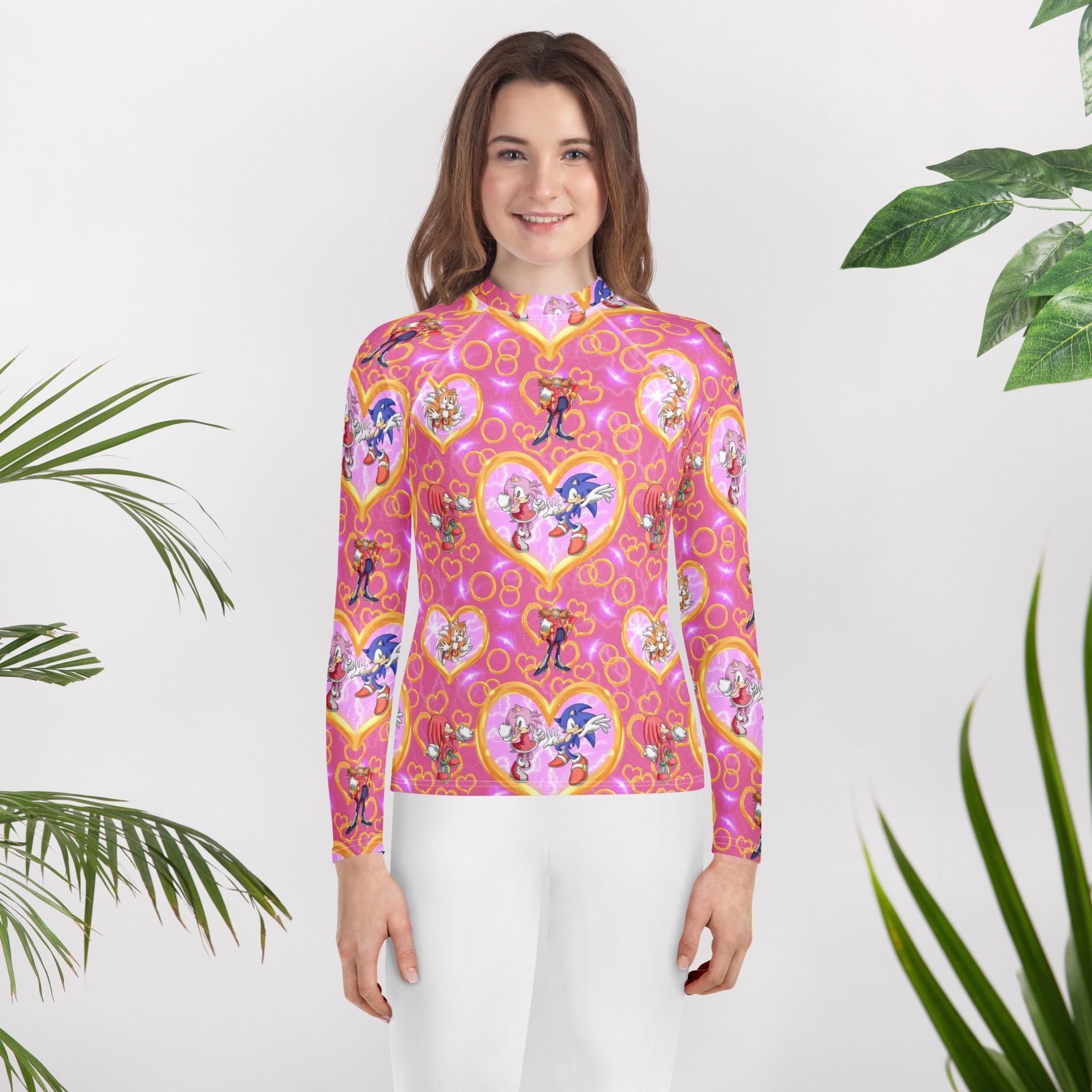 Sonic Girl Long Sleeve Rash Guard