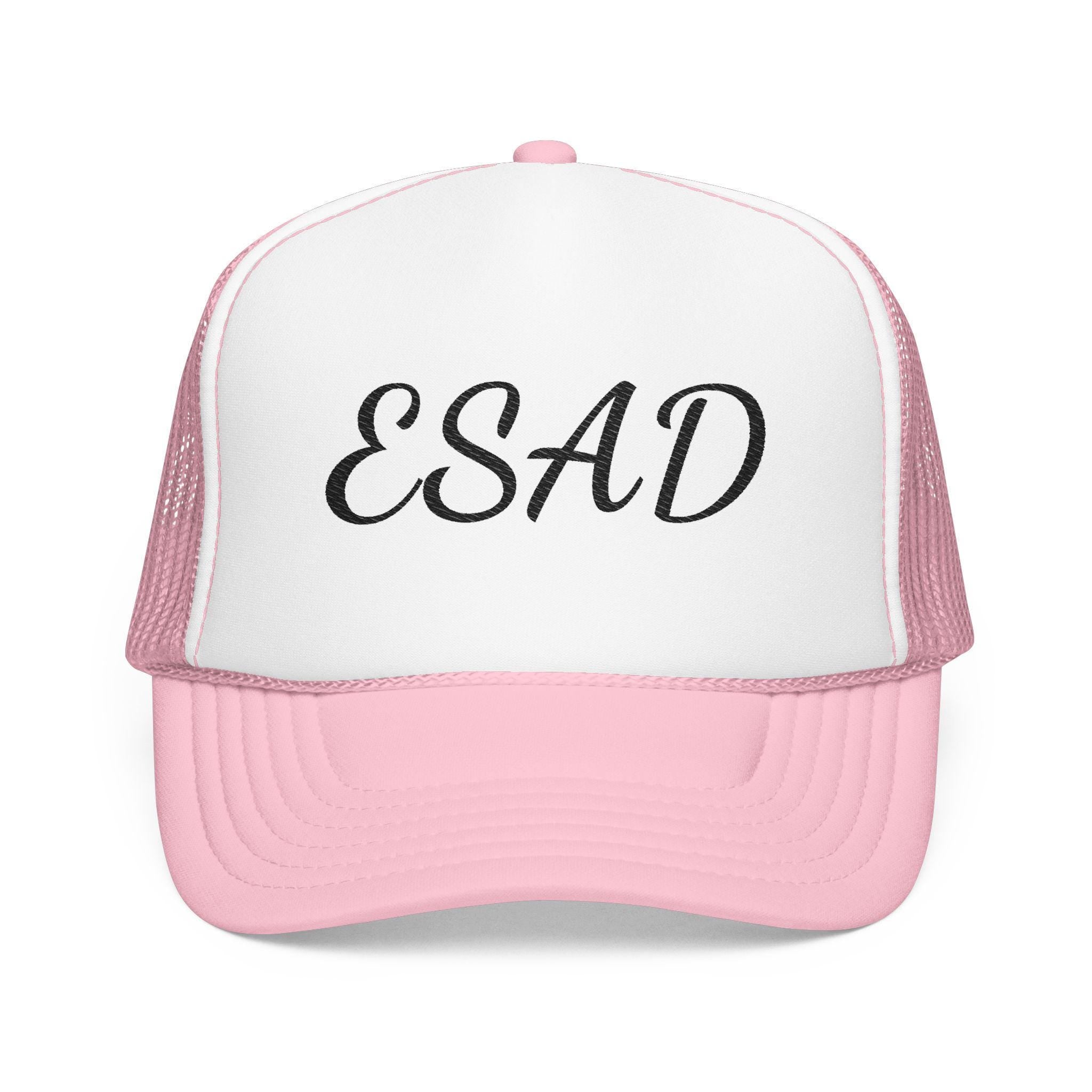 ESAD Trucker Hat, Eat Shit and Die | Funny Embroidered Foam Cap | Bold Humor Statement Hat
