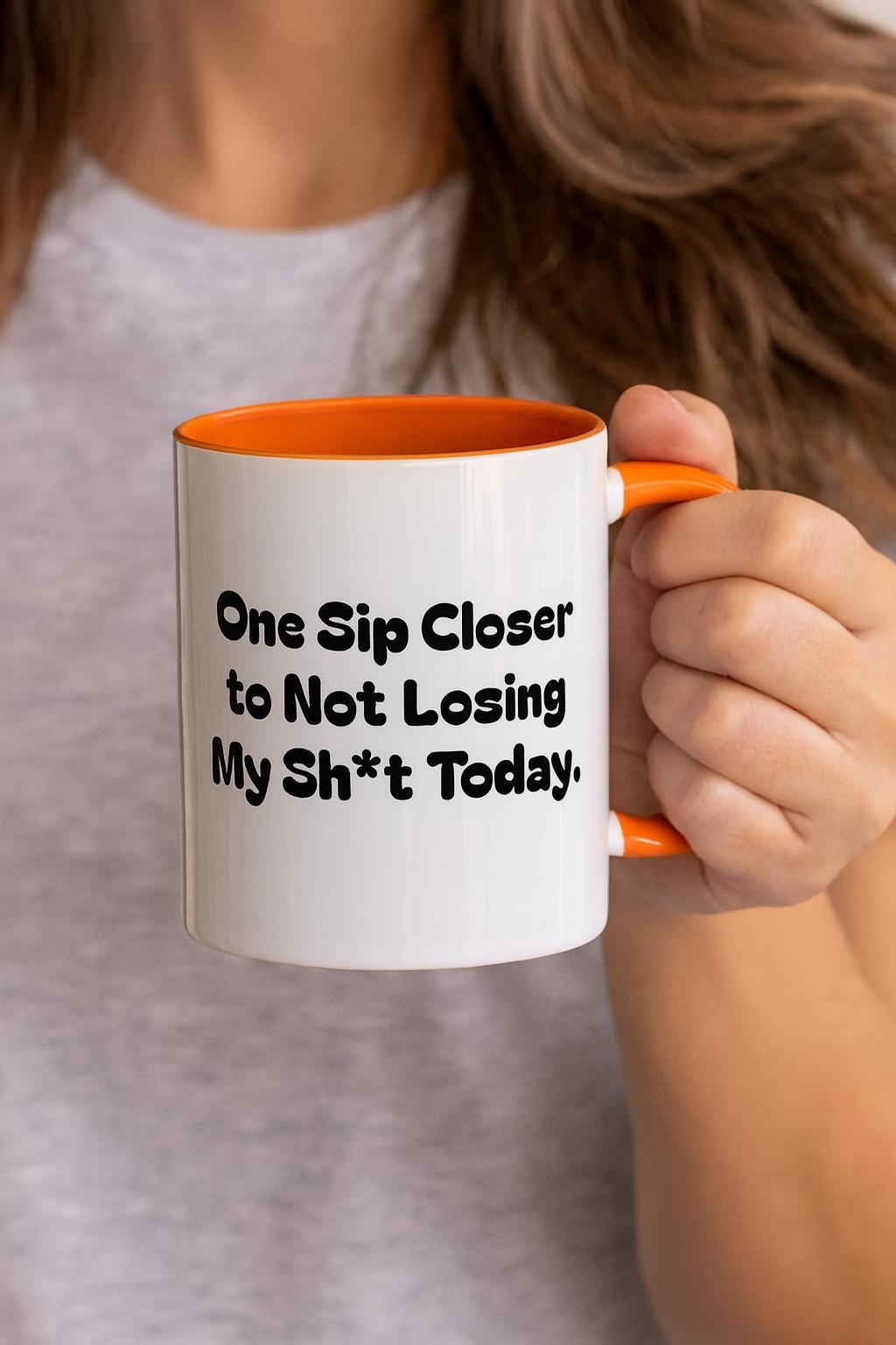 Funny Mom Coffee Mugs, No One Yelling MOM Mug Collection, Sassy Coffee Cups for Tired Moms,Gift for Mamas Sanity
