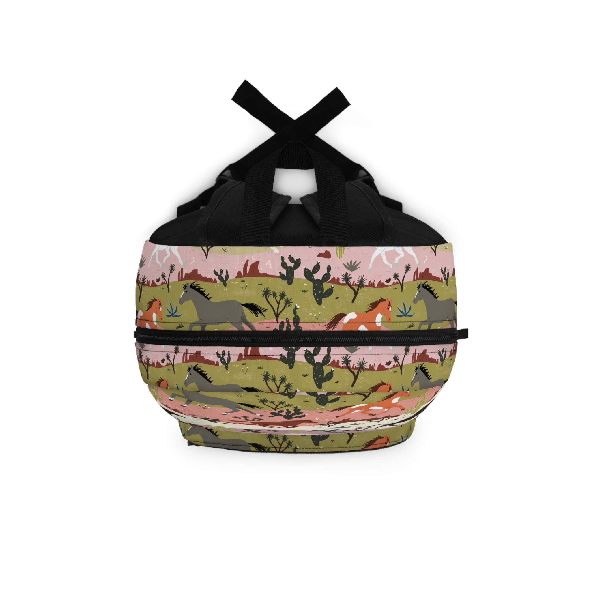 Personalized Horse Backpack: Equestrian School Bag