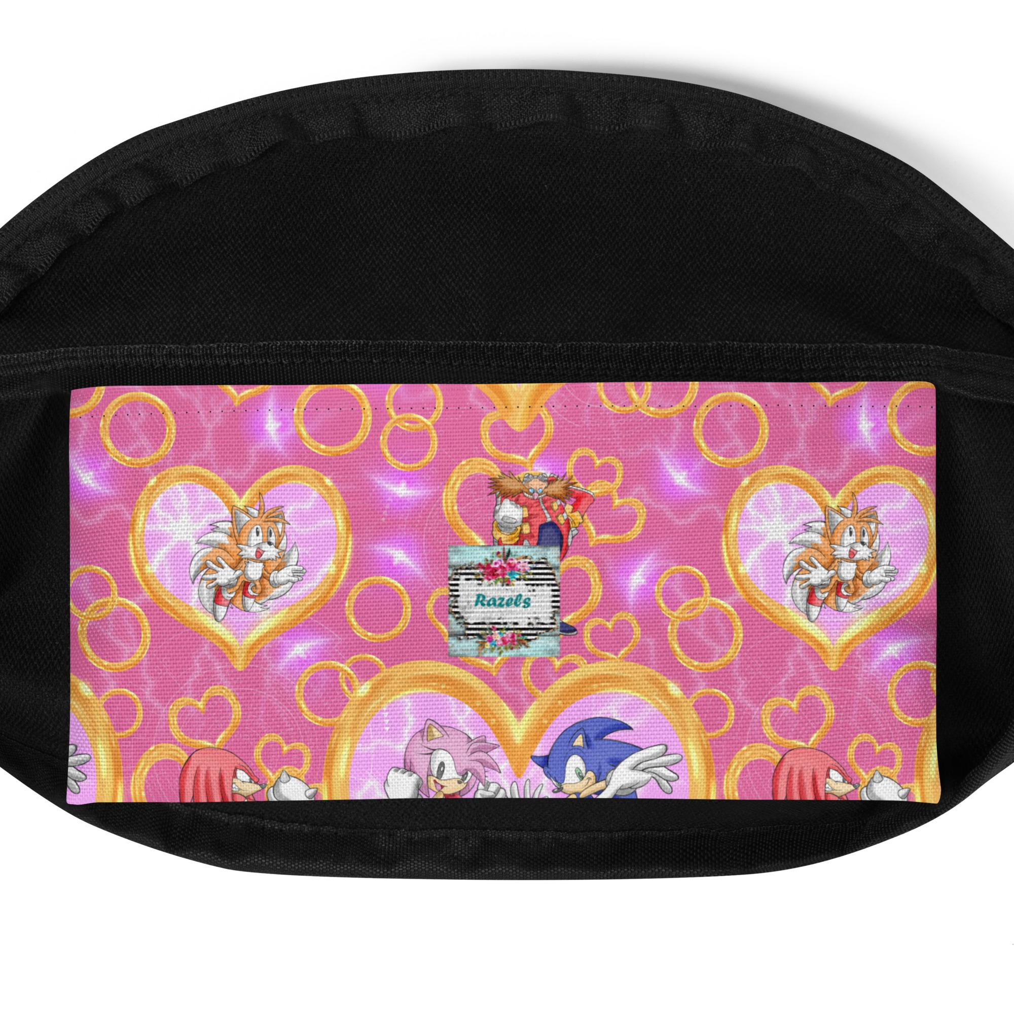 Pink Sonic the Hedgehog Fanny Pack – For Fast-Moving Fashionistas 💨💖
Zoom into cuteness with this pink Sonic fanny pack
✓ Officially awesome Sonic style in a fun pink palette
✓ Adjustable straps for the perfect fit
✓ Roomy enough for your must-haves—phone, wallet, snacks, rings?!
✓ Water-resistant to keep up with all your adventures