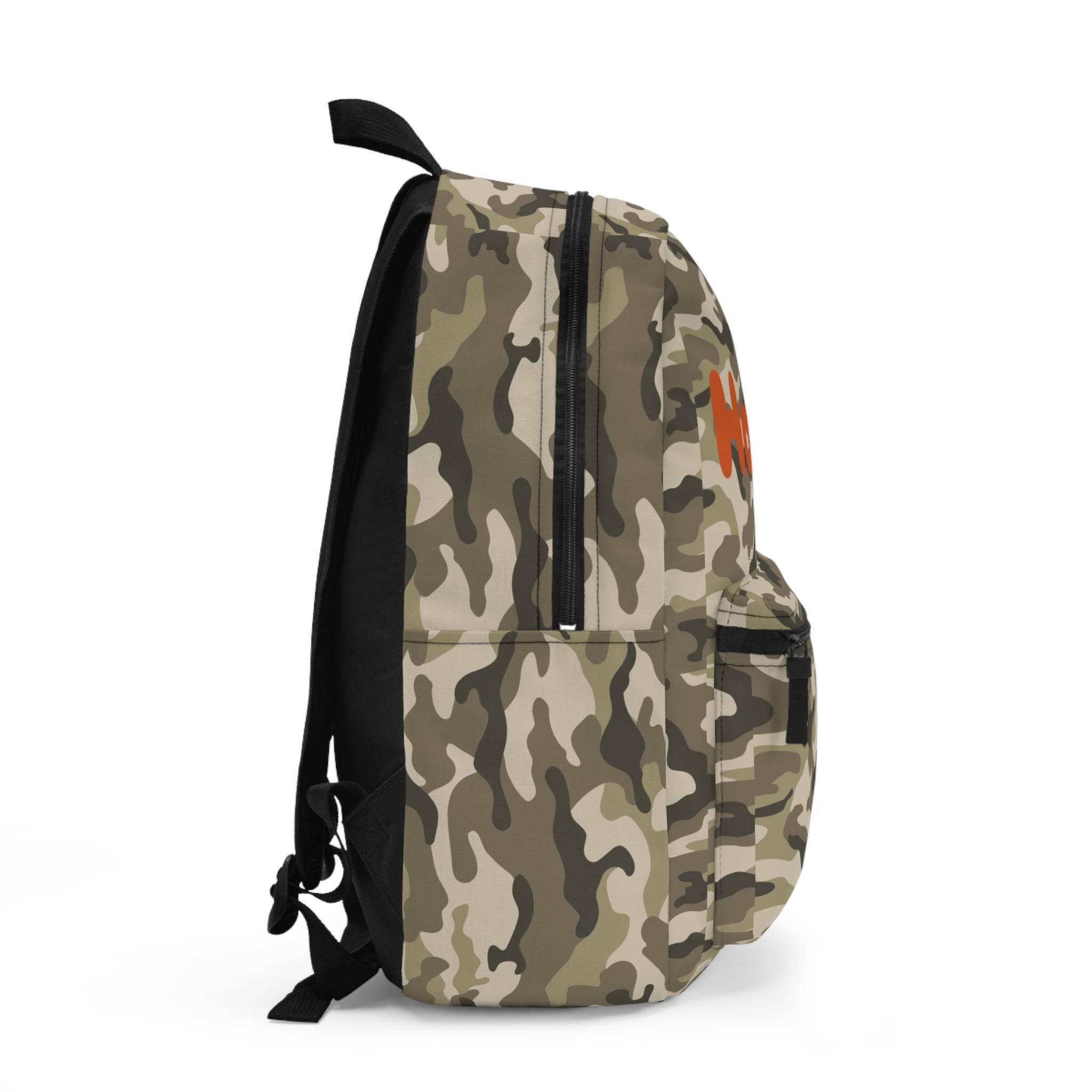 Personalized Camouflage Backpack with Name in Hunter Orange – Rugged & Ready for Any Adventure
FREE SHIPPING
✓ Durable 100% polyester construction – tough enough for everyday wear
✓ Padded straps & breathable back panel for maximum comfort
✓ Four roomy compartments – including a tablet/laptop sleeve
✓ Secure zipper closures and adjustable fit
✓ Lightweight yet built for heavy-duty hauling