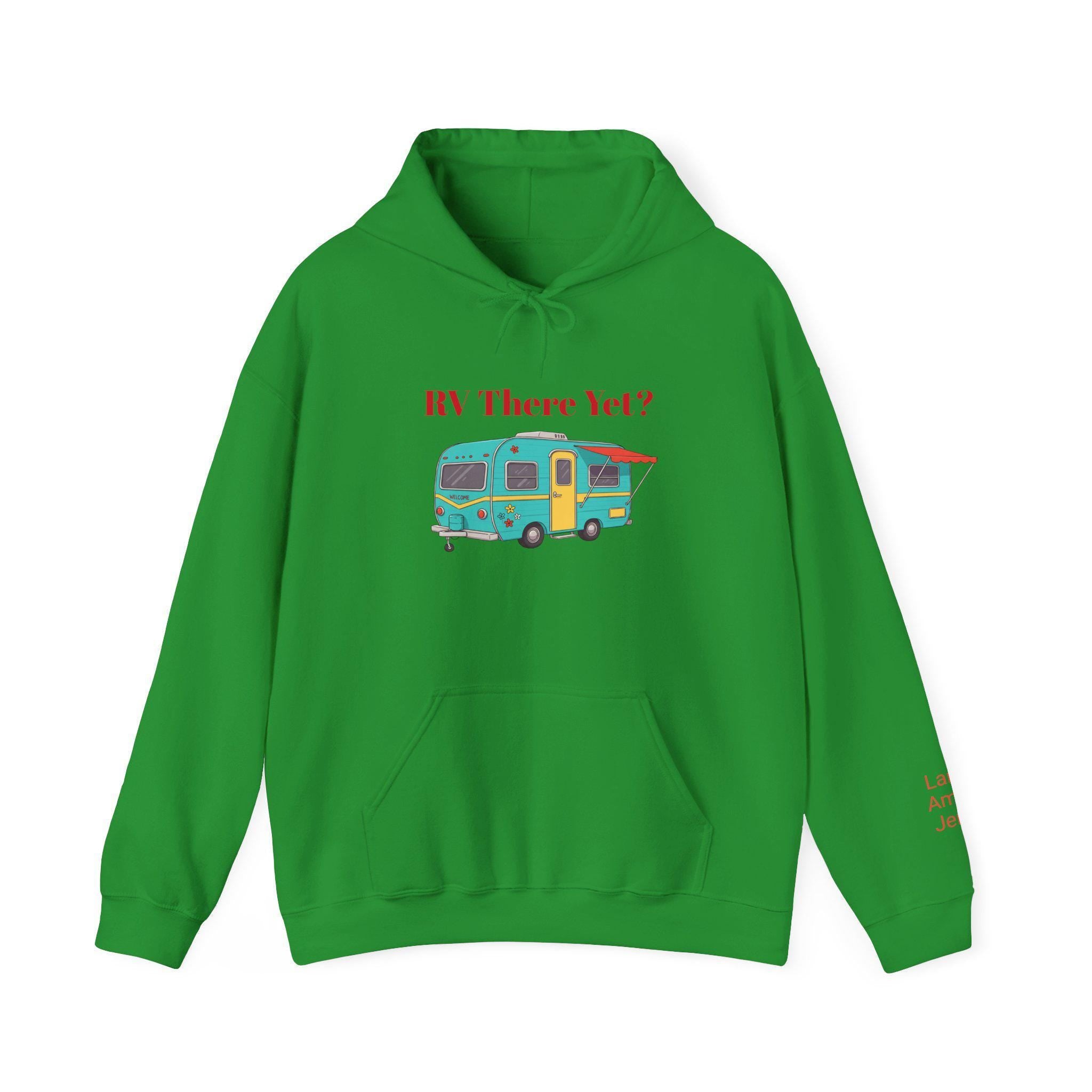 Personalized RV Camper Hoodie: Family Camping Sweatshirt