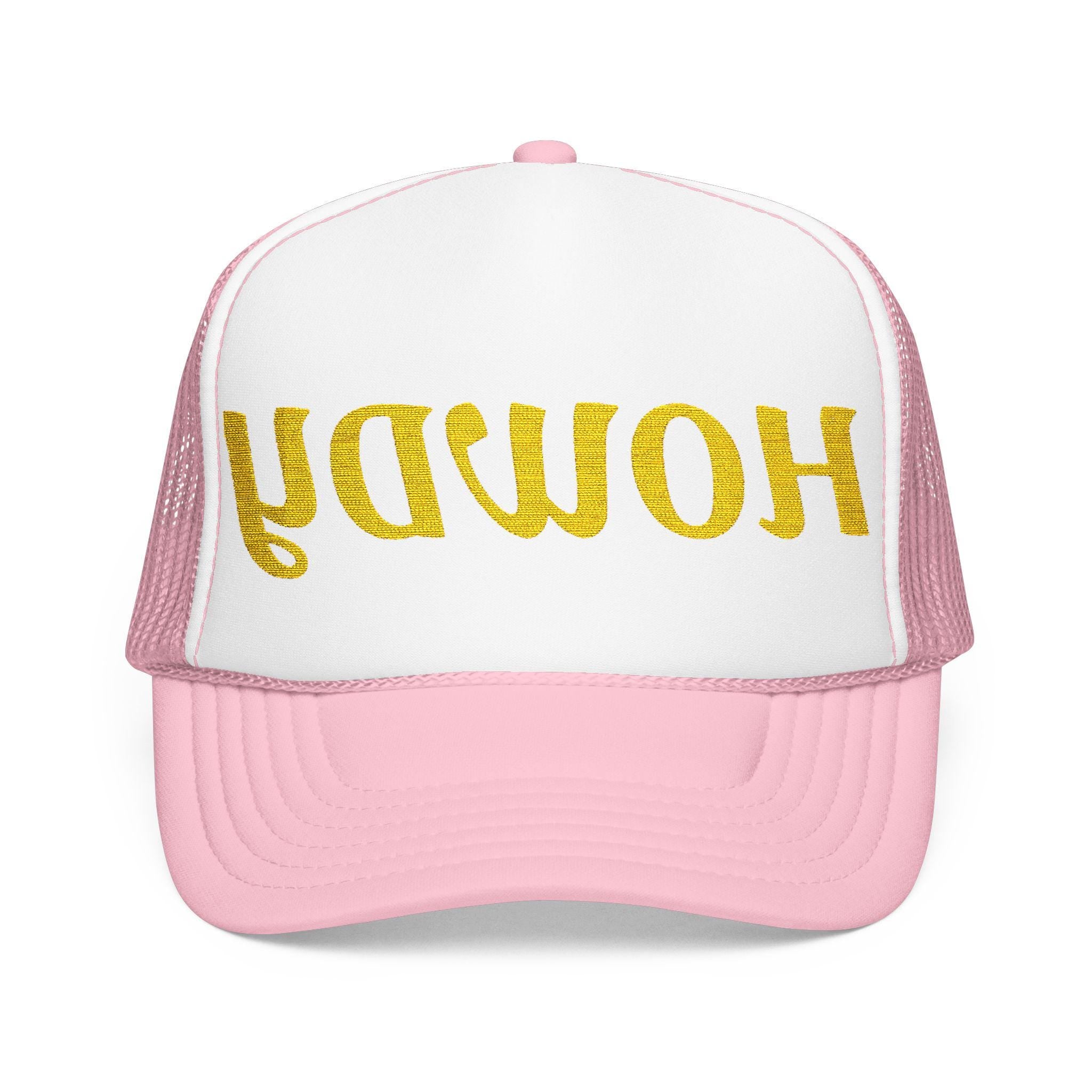 Backwards HOWDY Trucker Hat, Embroidered Foam Cap -Razels