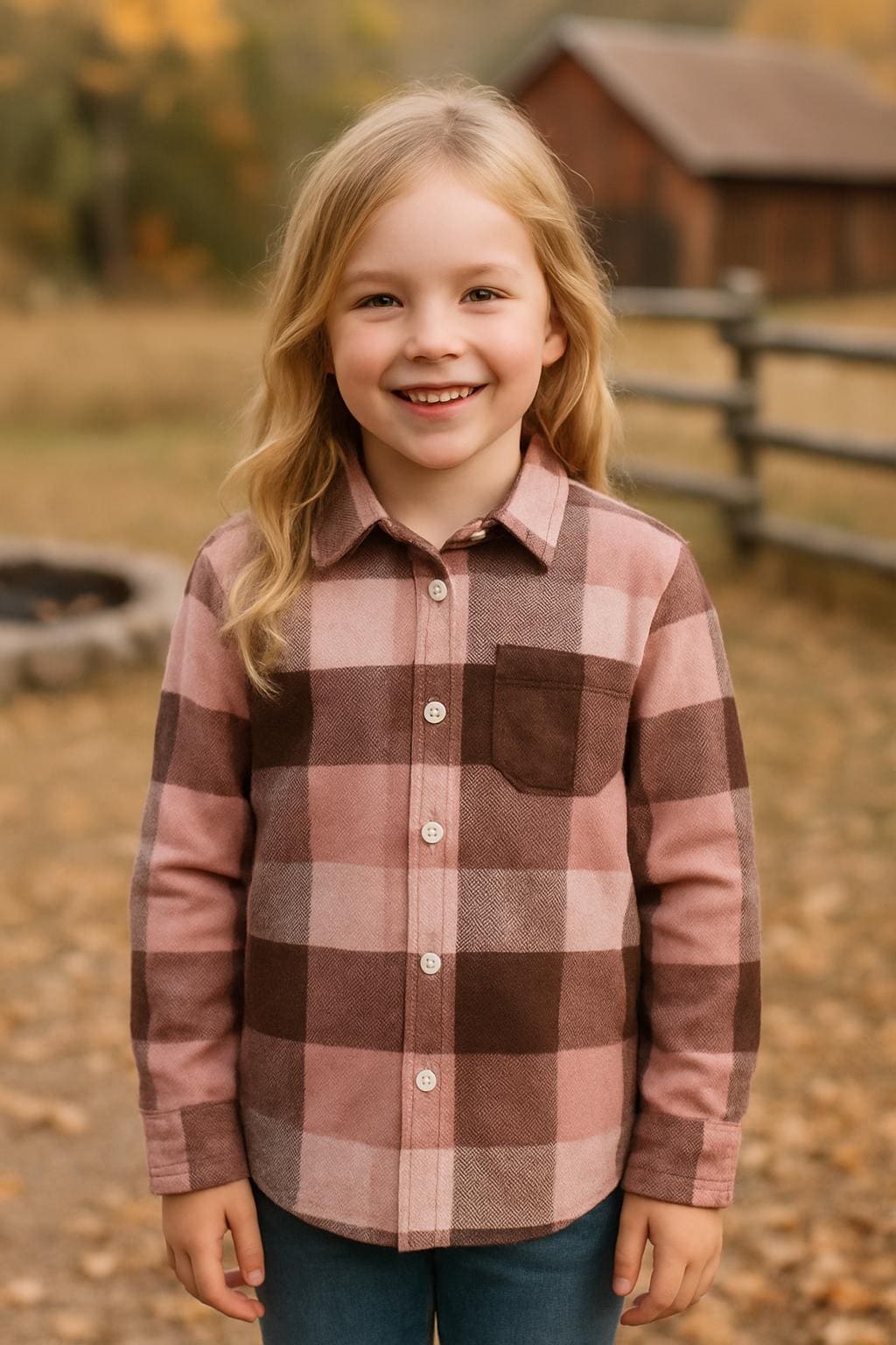 Keep your little one stylish and comfortable year-round with our Kids Flannel Shirts! Made from a soft cotton blend, these plaid button-ups are lightweight yet warm, making them perfect for layering on chilly mornings or wearing solo as the weather warms up.