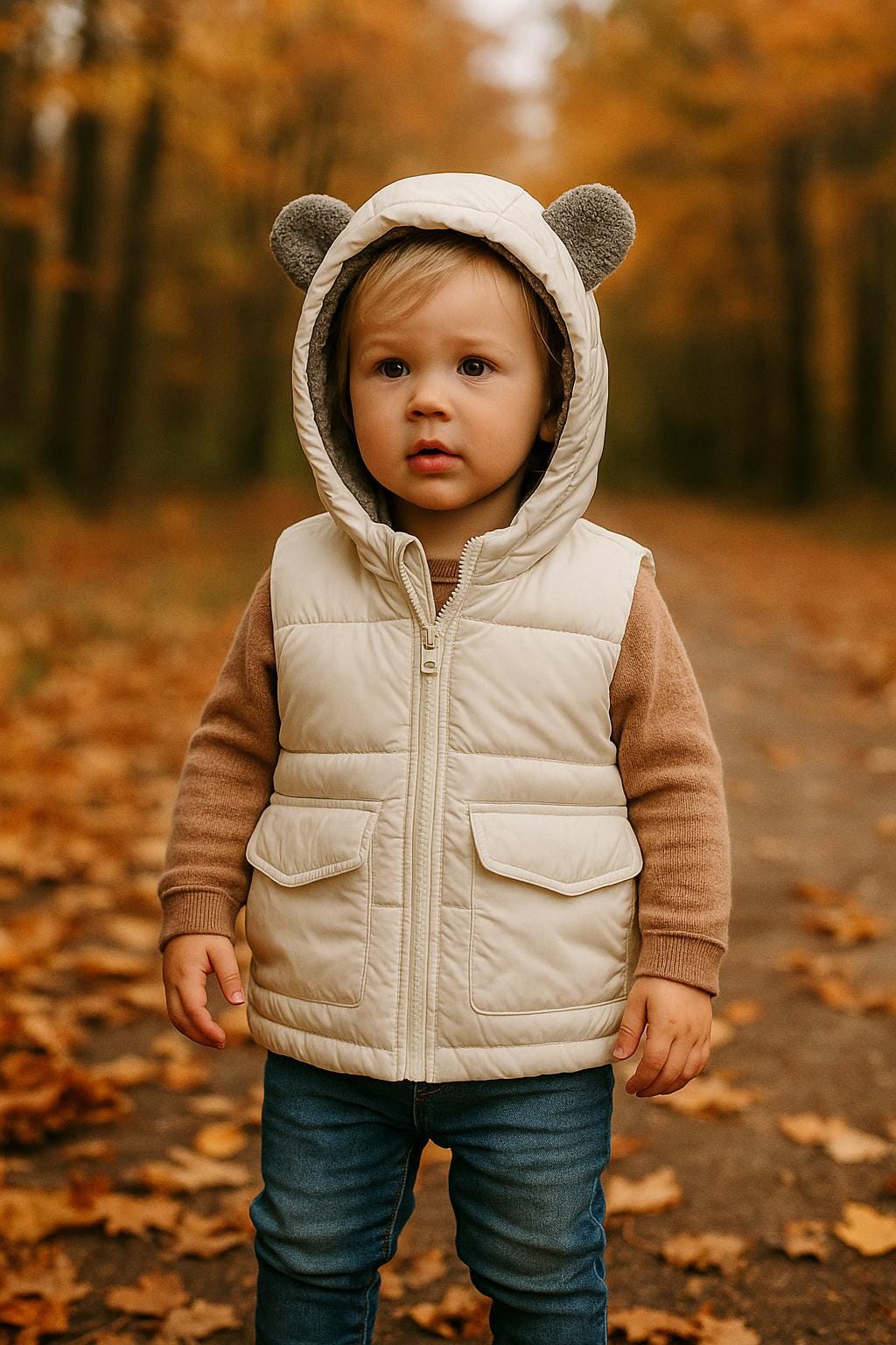 🍂 Toddler Puffer Vest with Animal Ears | Fall Preschool Outfit Must-Have (18M–5T)
Oh my ears… literally! 🐻 These toddler puffer vests are the coziest and cutest fall layer you’ll add to their wardrobe. Warm yet lightweight, they’re made for pumpkin patch adventures, back-to-school mornings, and crunchy leaf days at the park.
✨ The Details:
✓ Lightweight puffer style keeps them warm without the bulk
✓ Sweet animal ear hood = instant “aww” factor