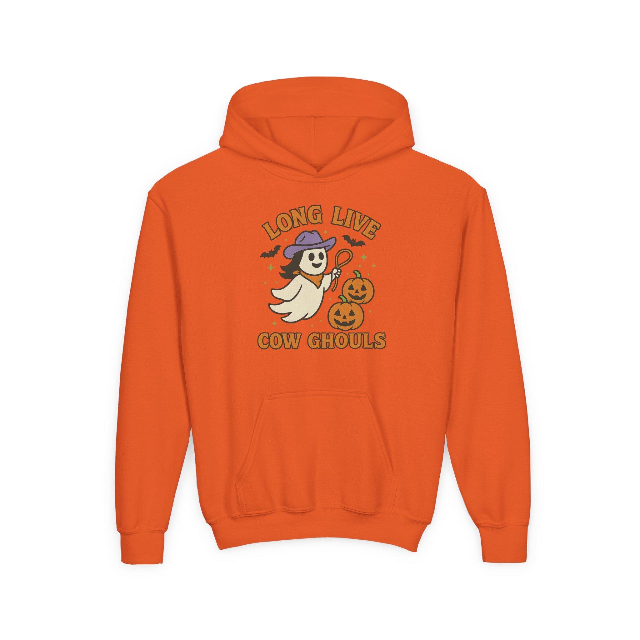 Long Live Cow Ghouls Kid Sweatshirt | Youth Halloween Hoodie -Razels