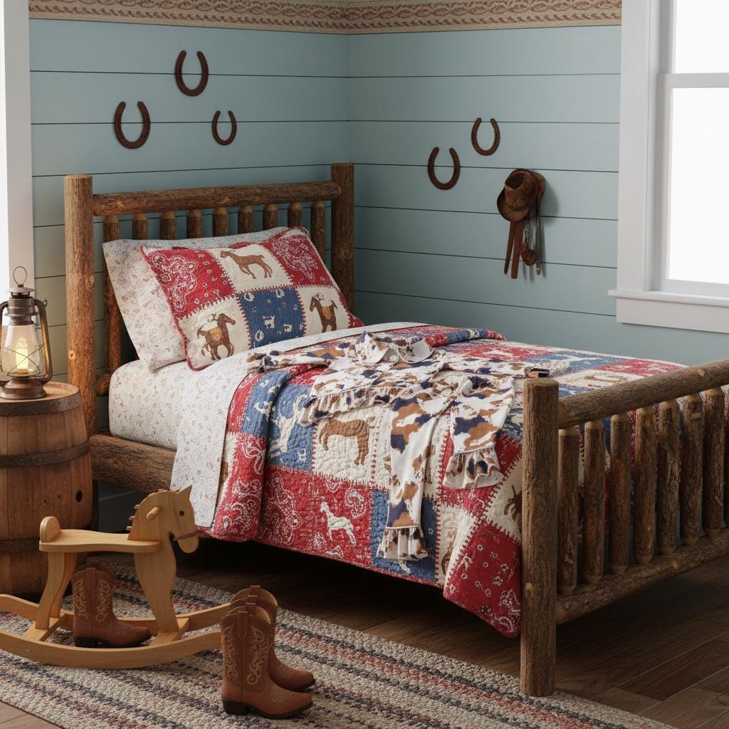 ๐ฎ Cowprint Kids Pajamas โ Western Ruffle Lounge Set | Fall & Christmas Gift Idea
Oh my stars โ these Cowprint Pajamas are the cutest thing sin9ce cowboy boots on a baby! ๐ค Cozy, stretchy, and full of Western flair, this two-piece set is perfect for bedtime cuddles, fall photos, or Christmas morning with the family.
โ Soft + stretchy for easy movement
โ Button-front top with ruffle trim
โ Matching ruffle-hem pants
โ Cute brown + black cowprint on creamy background