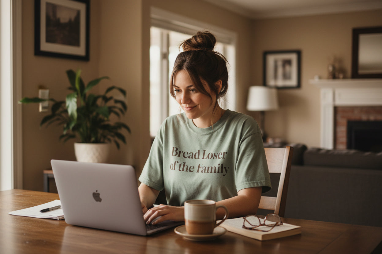 Bread Loser of the Family Tee | Funny Comfort Colors T-Shirt with Personality