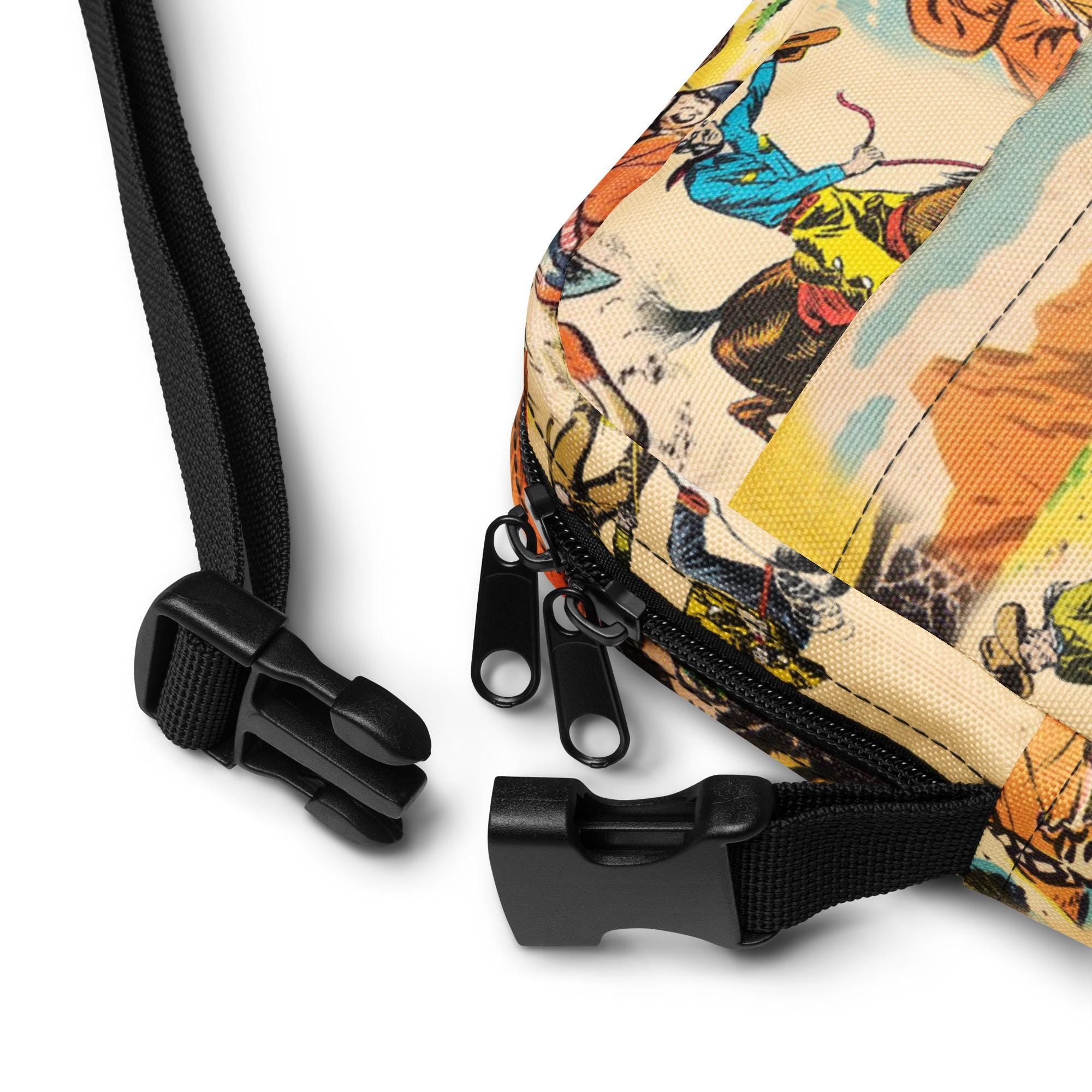 Vintage Cowboy Crossbody Bag, Western Utility Purse, Adjustable Festival Bag