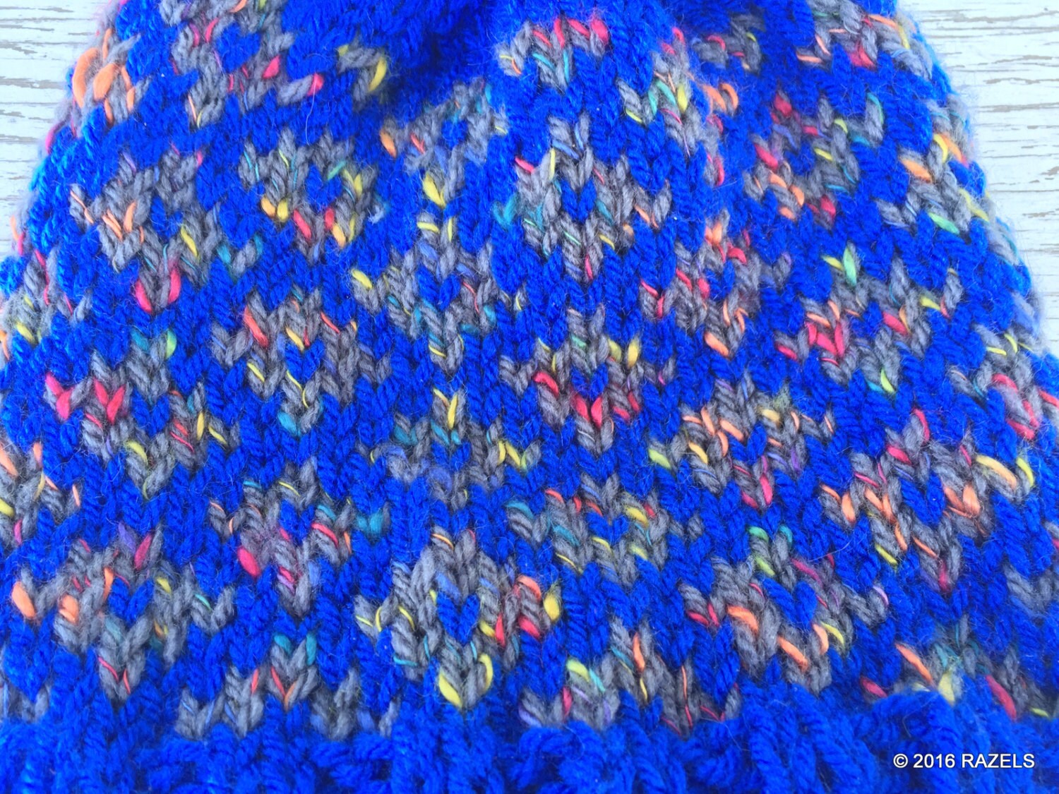 Toddler Knit Hat, Youth BLUE KNIT HAT