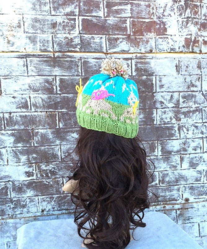 Kids Knit Bunny Hat Easter Bunny Hat Bunny Beanie - Razels