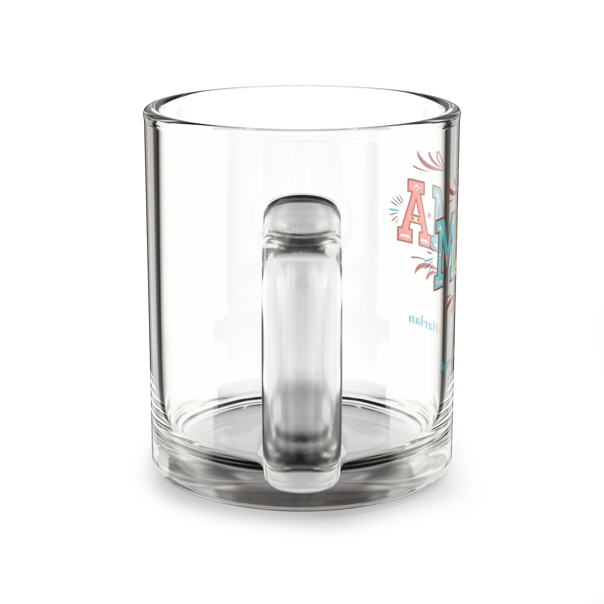 MAMA Mug with Kids' Names, Custom Mom Coffee Cup, Mother's Day Gift, 10oz Clear Glass Mug, MOM MUG - Razels