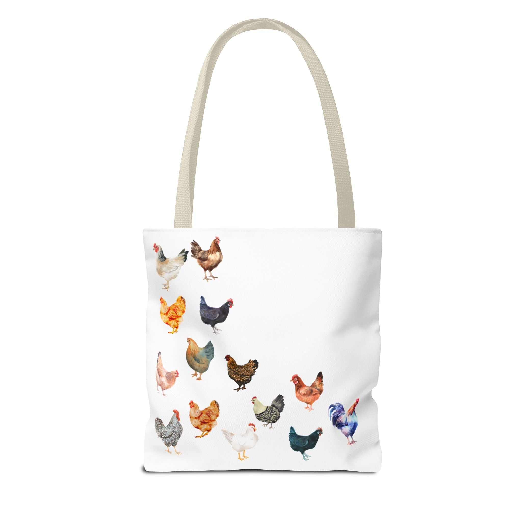 Personalized Chicken Tote Bag, Farmhouse Style reuseable grocery bag, errand bag, gift for mom, grandma, custom gift, chicken lover gift - Razels