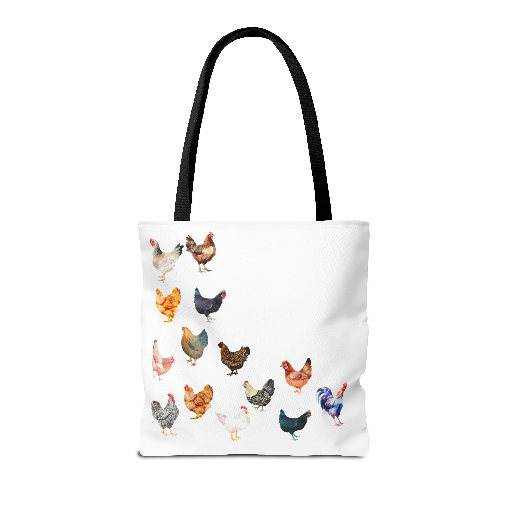 Personalized Chicken Tote Bag, Farmhouse Style reuseable grocery bag, errand bag, gift for mom, grandma, custom gift, chicken lover gift - Razels
