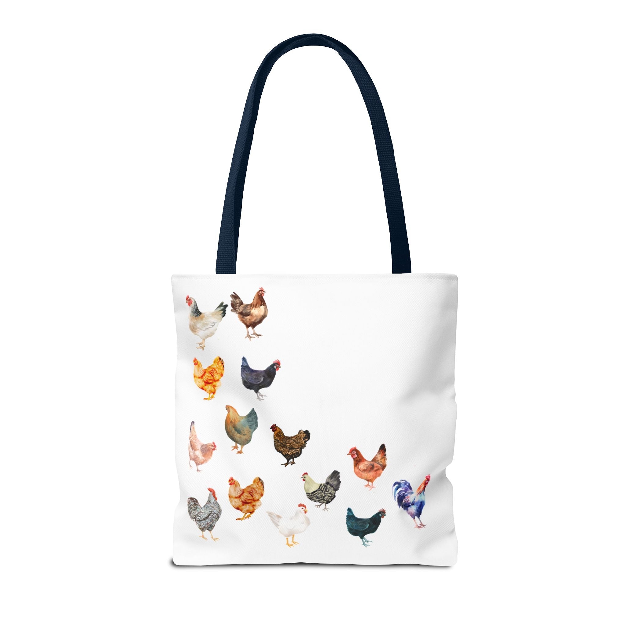 Personalized Chicken Tote Bag, Farmhouse Style reuseable grocery bag, errand bag, gift for mom, grandma, custom gift, chicken lover gift - Razels