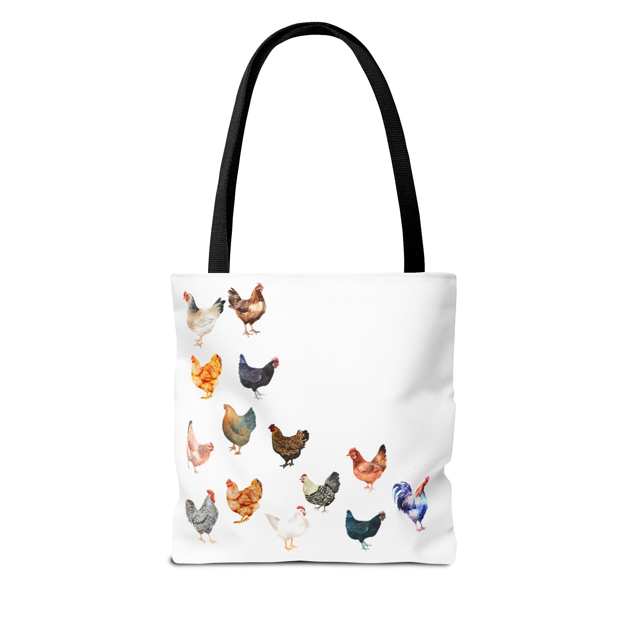 Personalized Chicken Tote Bag, Farmhouse Style reuseable grocery bag, errand bag, gift for mom, grandma, custom gift, chicken lover gift - Razels