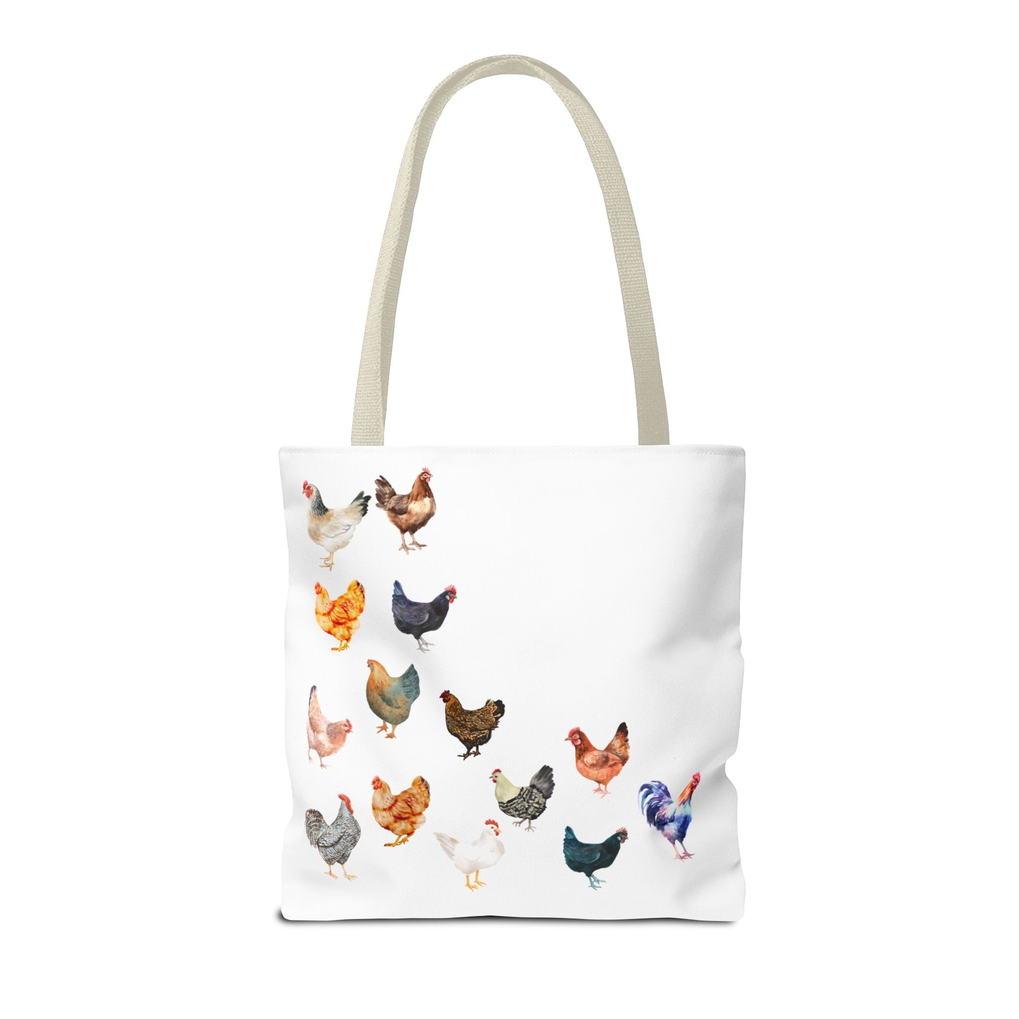 Personalized Chicken Tote Bag, Farmhouse Style reuseable grocery bag, errand bag, gift for mom, grandma, custom gift, chicken lover gift - Razels