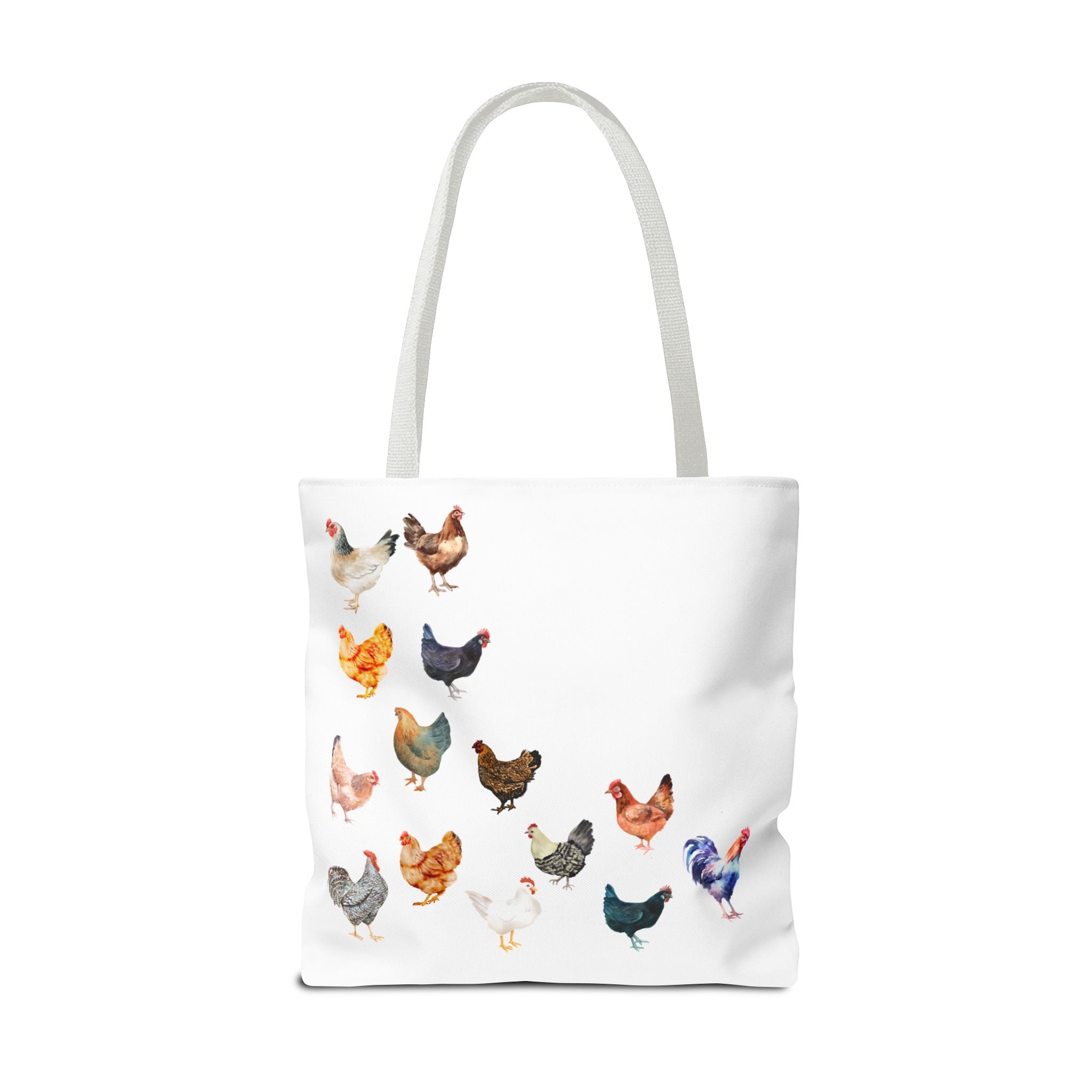 Personalized Chicken Tote Bag, Farmhouse Style reuseable grocery bag, errand bag, gift for mom, grandma, custom gift, chicken lover gift - Razels