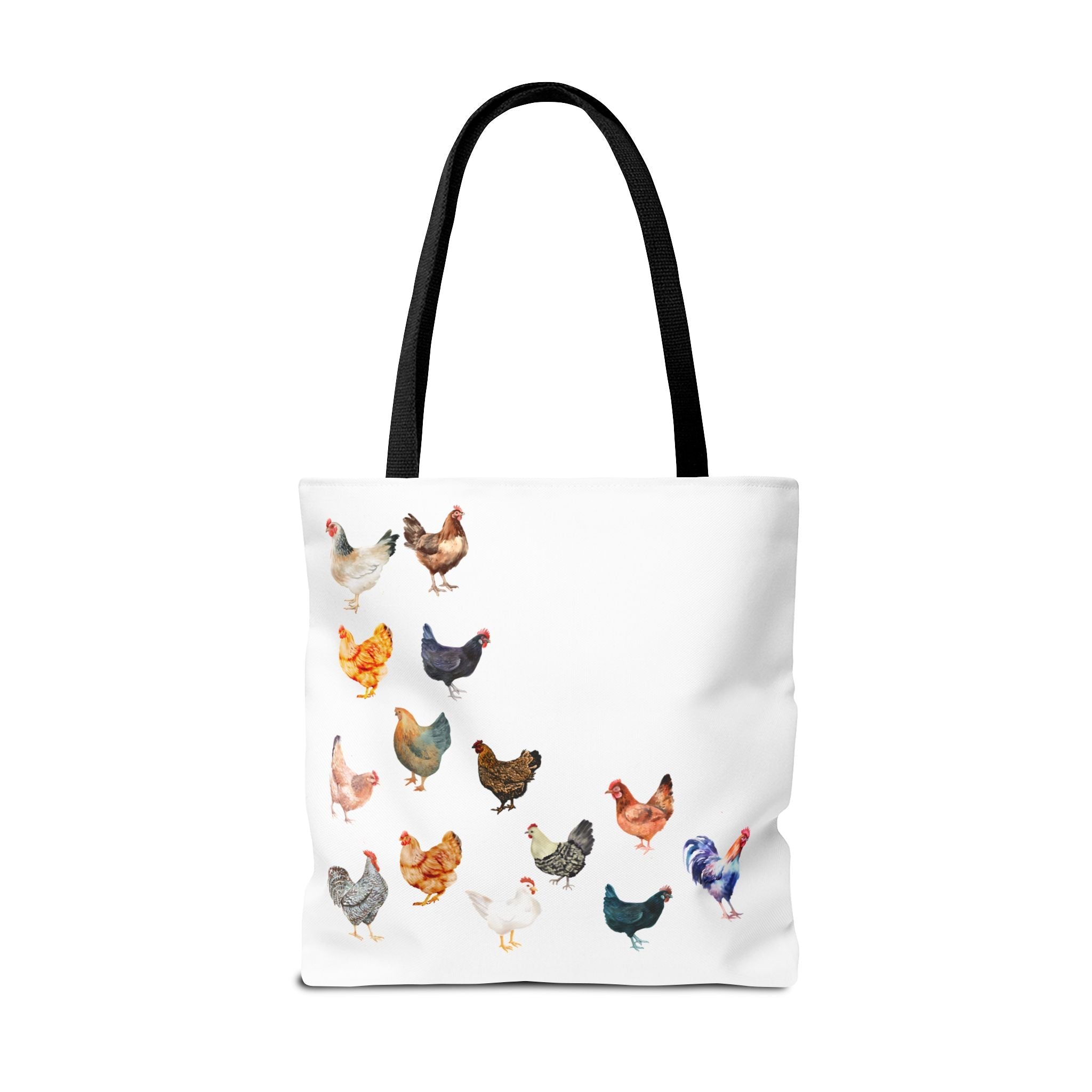 Personalized Chicken Tote Bag, Farmhouse Style reuseable grocery bag, errand bag, gift for mom, grandma, custom gift, chicken lover gift - Razels