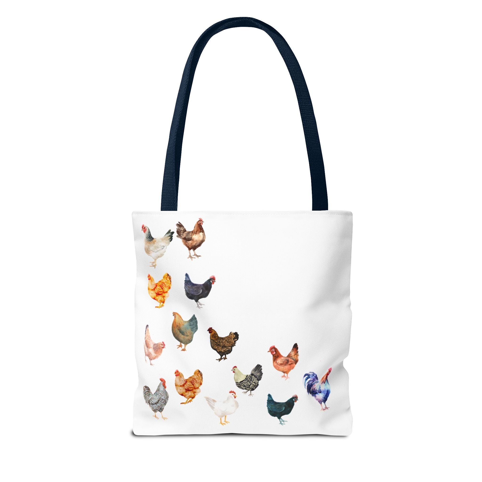 Personalized Chicken Tote Bag, Farmhouse Style reuseable grocery bag, errand bag, gift for mom, grandma, custom gift, chicken lover gift - Razels