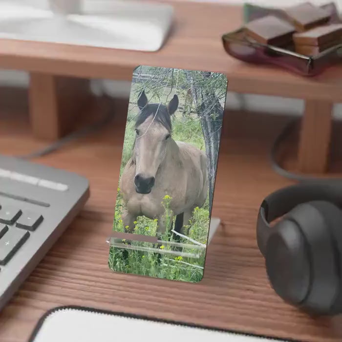 Custom Pet Photo Phone Stand: Personalized Acrylic Smartphone Holder