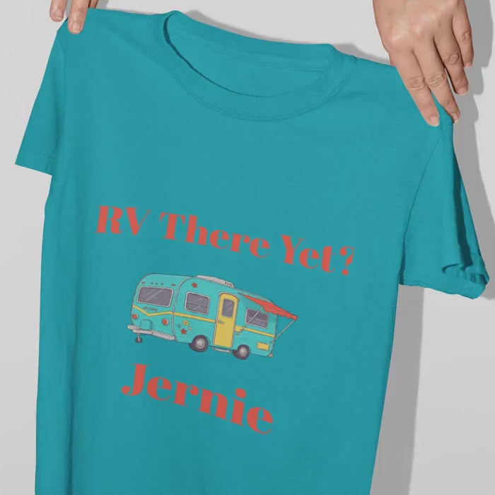 Personalized Kids Camping Shirt: "RV There Yet?" Family Vacation Tee