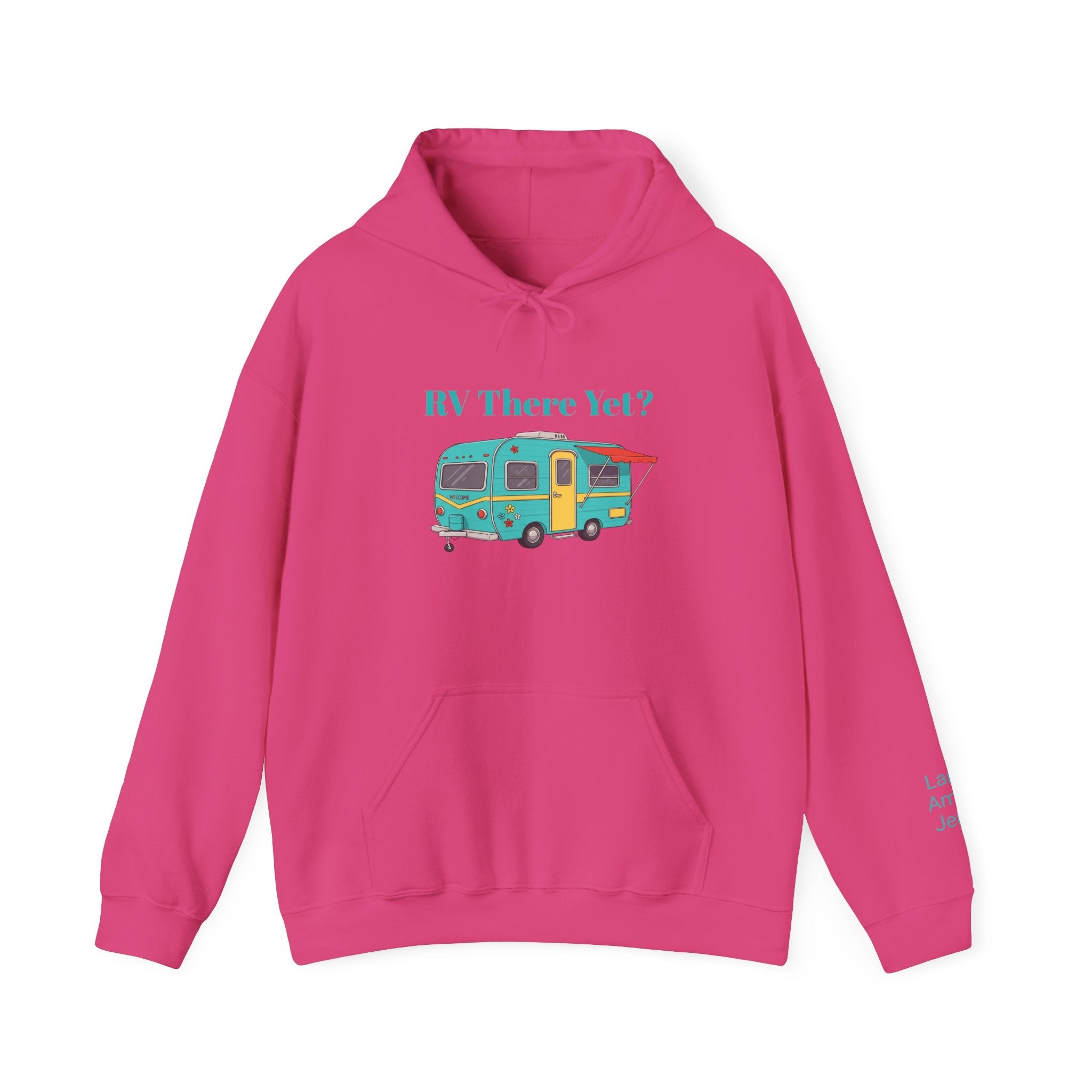RV There Yet Camper Sweatshirts, Camping Gift, Retirement Gift, Personalized Family Name Camping Trip Sweatshirts, - Razels
