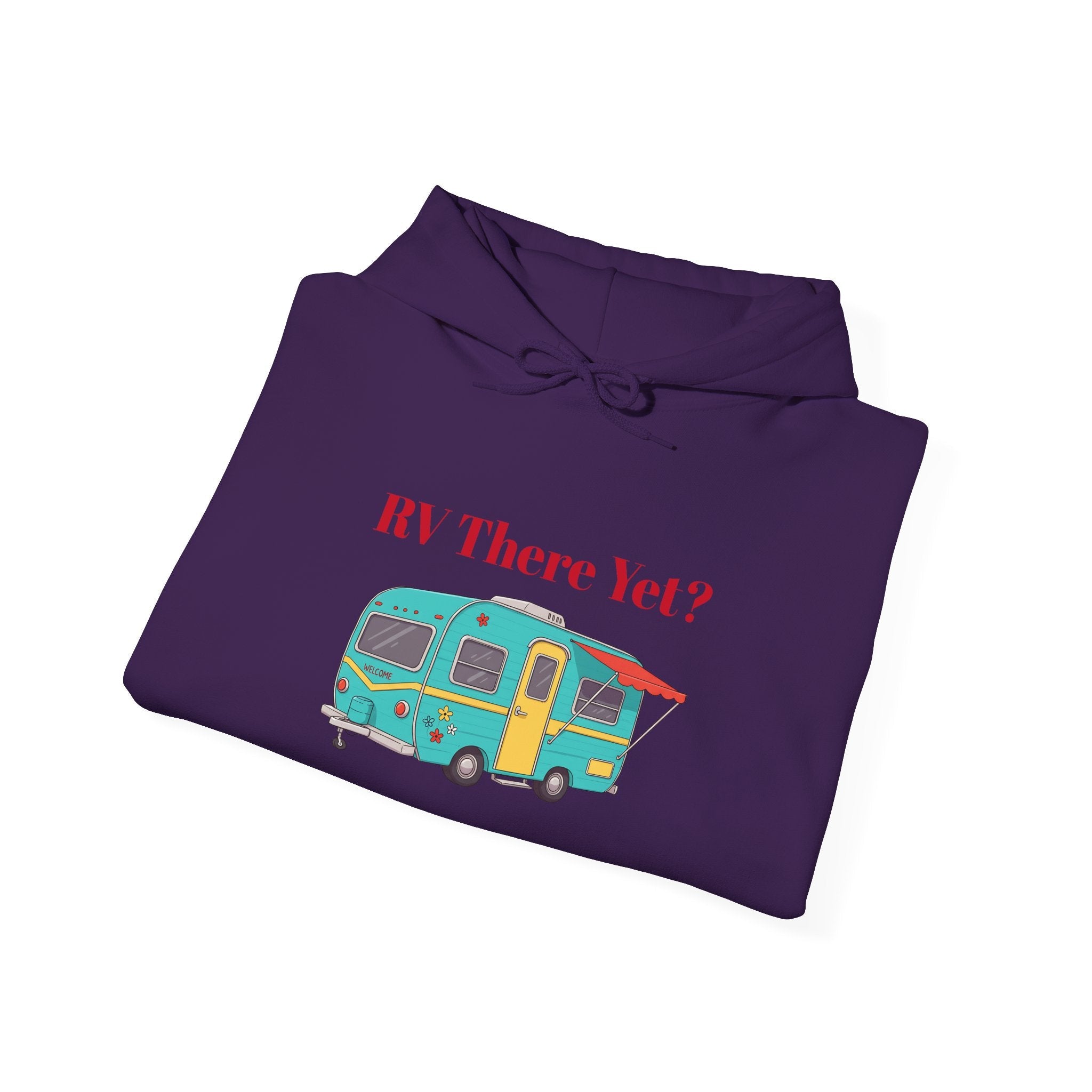 RV There Yet Camper Sweatshirts, Camping Gift, Retirement Gift, Personalized Family Name Camping Trip Sweatshirts, - Razels