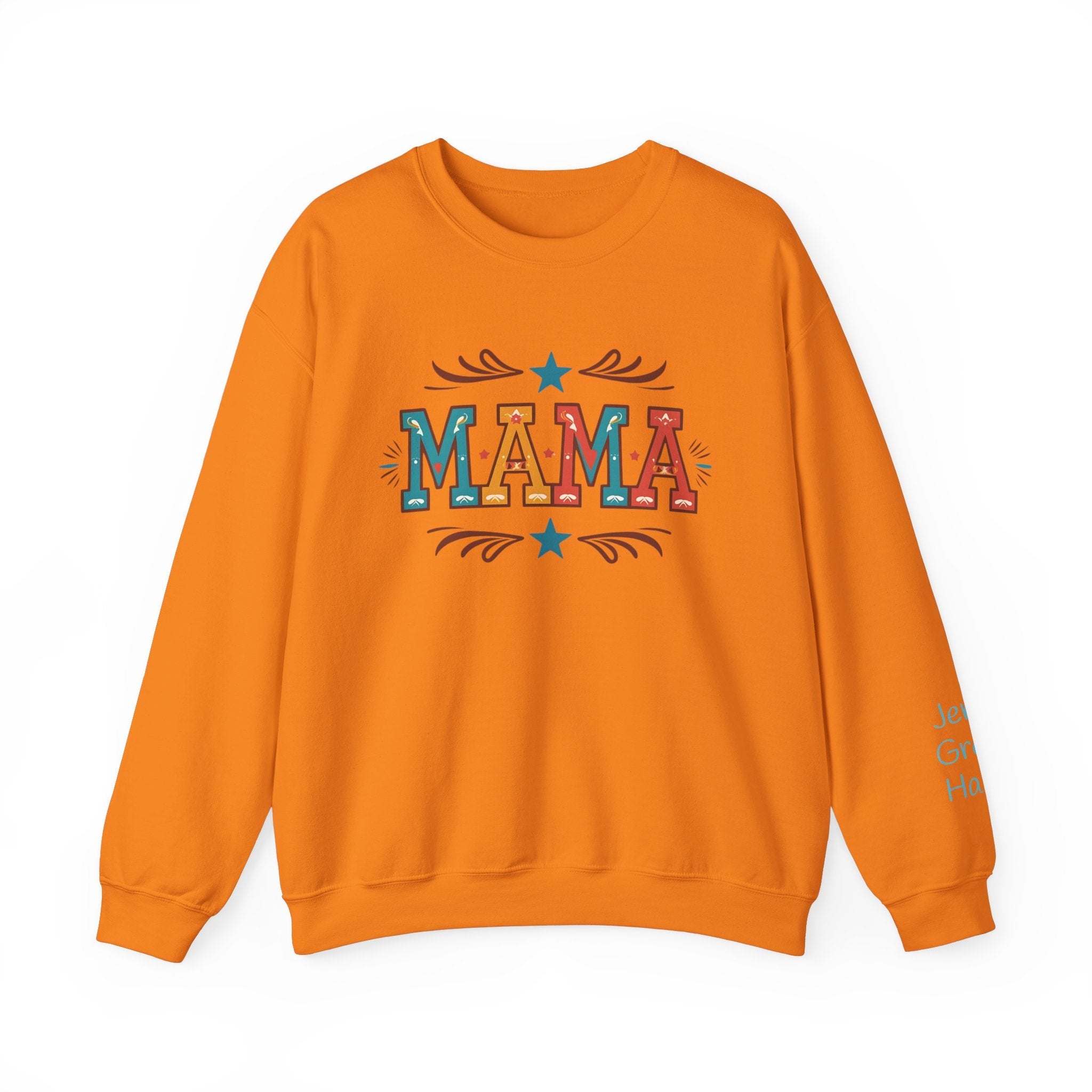 Western MAMA Sweatshirt, Custom Mom Gift with Kids Names, Cozy Mothers Day Crewneck - Razels