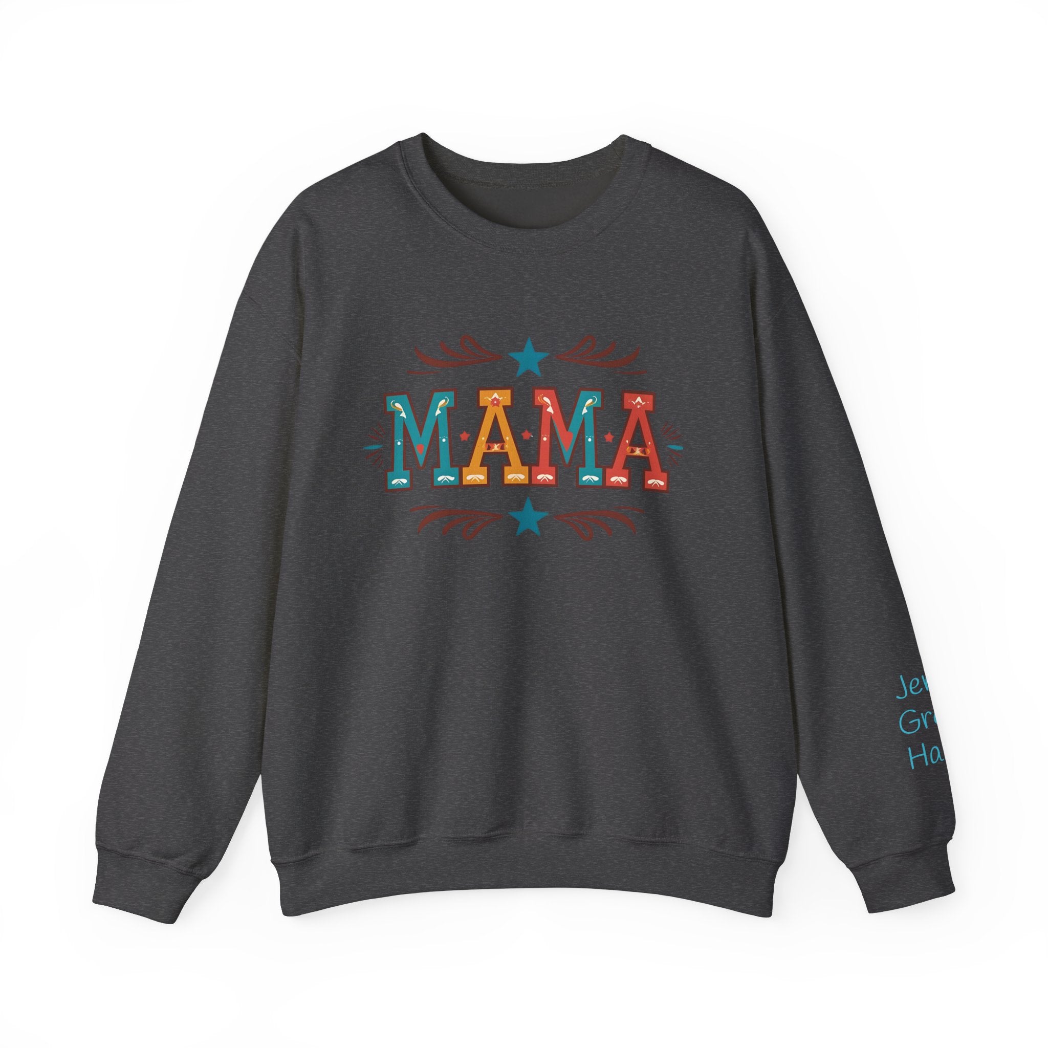Western MAMA Sweatshirt, Custom Mom Gift with Kids Names, Cozy Mothers Day Crewneck - Razels