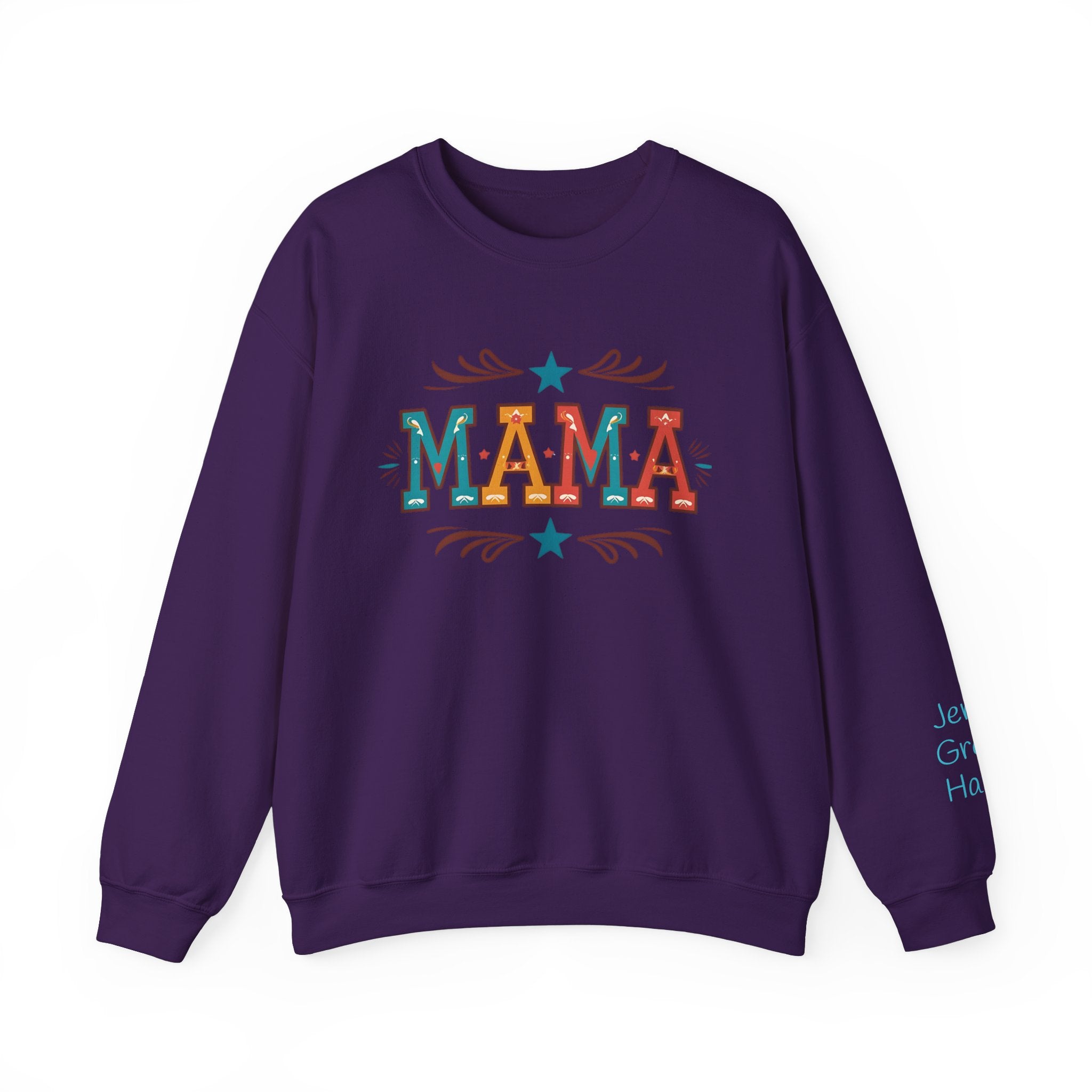 Western MAMA Sweatshirt, Custom Mom Gift with Kids Names, Cozy Mothers Day Crewneck - Razels