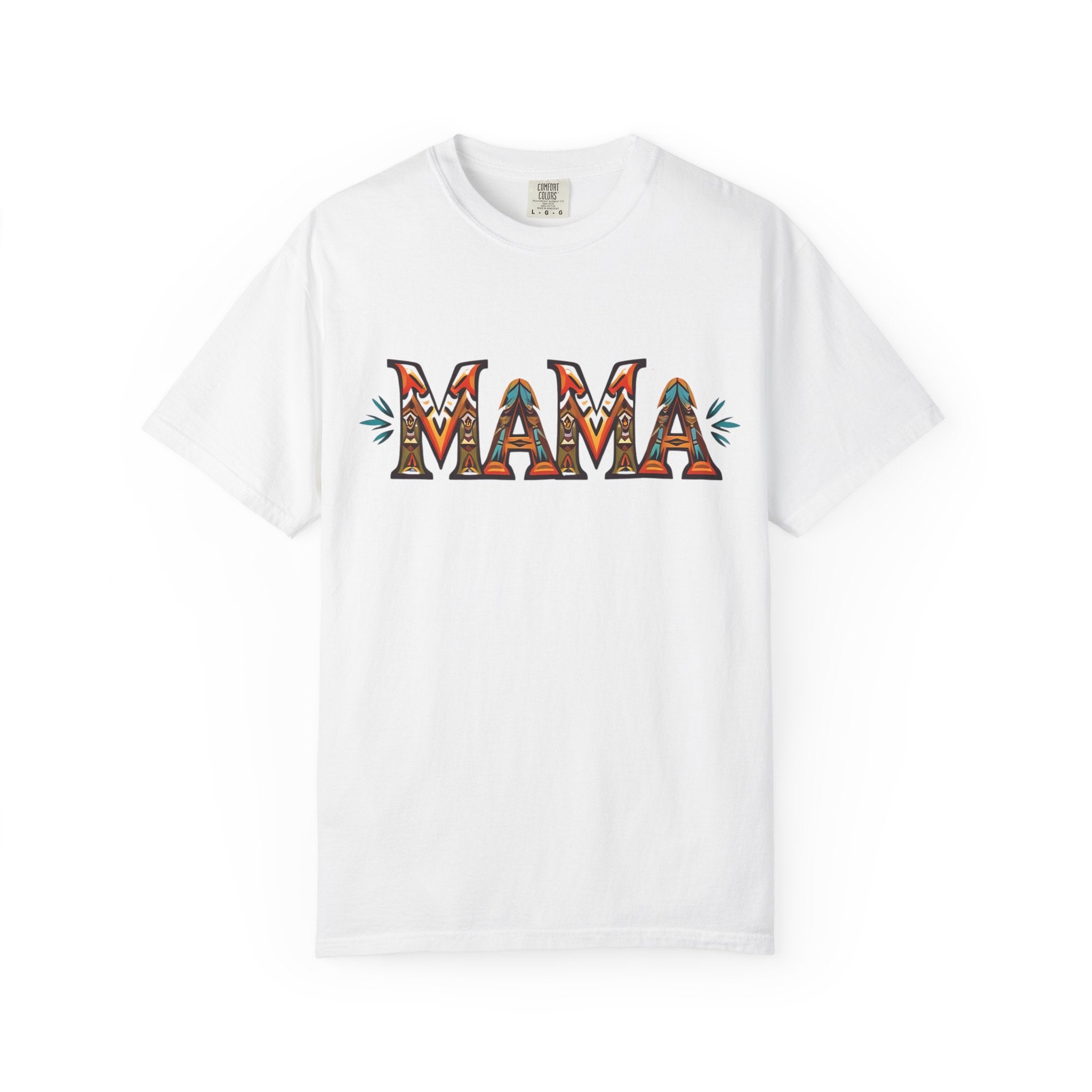 Mama Boho TShirt,  Vintage Garment Dyed Ethnic Print Tee for Moms | Comfort Colors | Mothers Day Gift